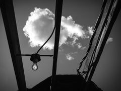Limited Edition Black and White Photograph, Bulb and Cloud 2021