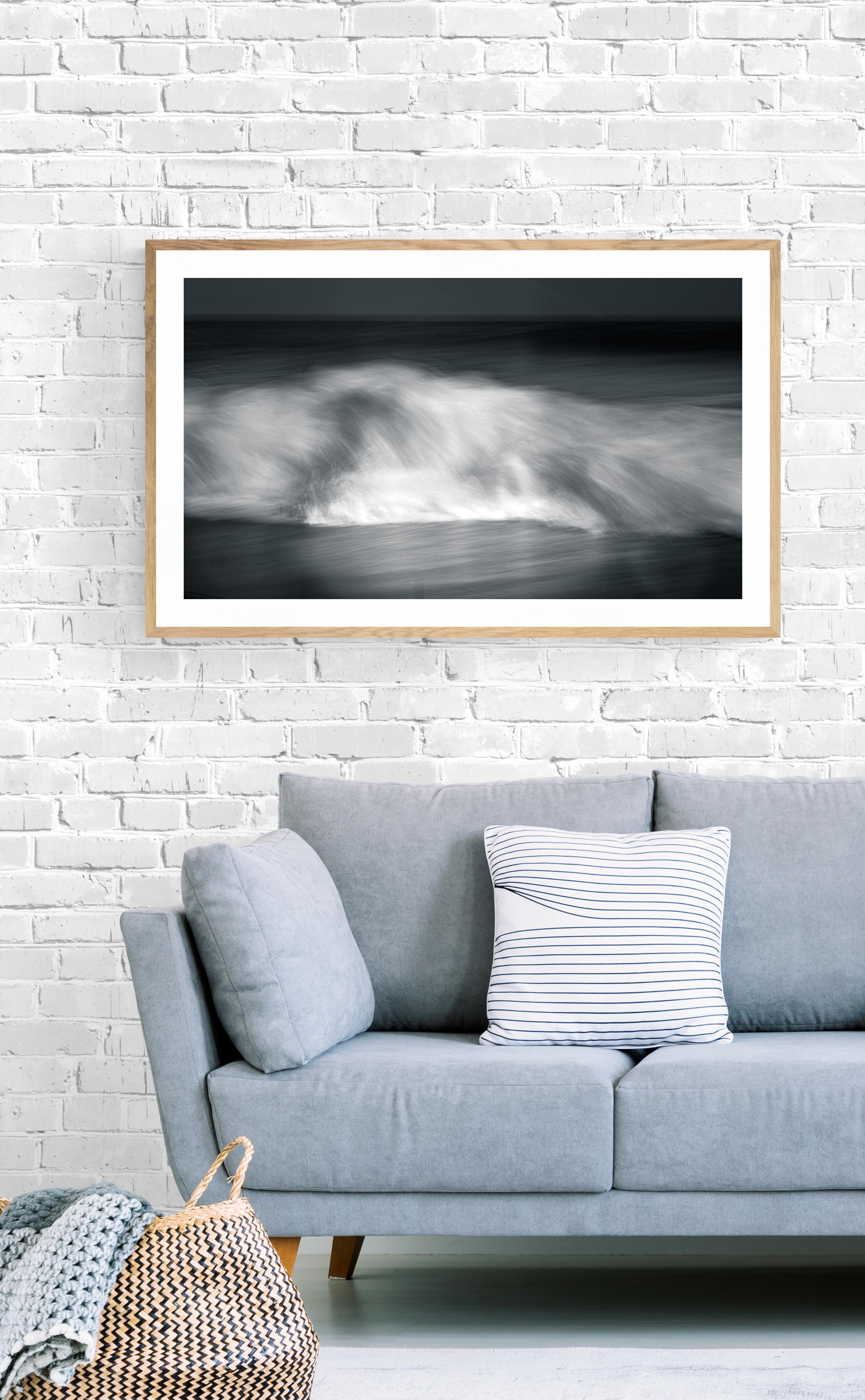 Limited Edition 1 / 7 Black and White Photograph Seascape - Kinetic #37
This is #37 from the Kinetic Solitude series. It has been shown in the Dow Museum of Fine Arts as part of a exhibition that explored variations on the theme of water.

My