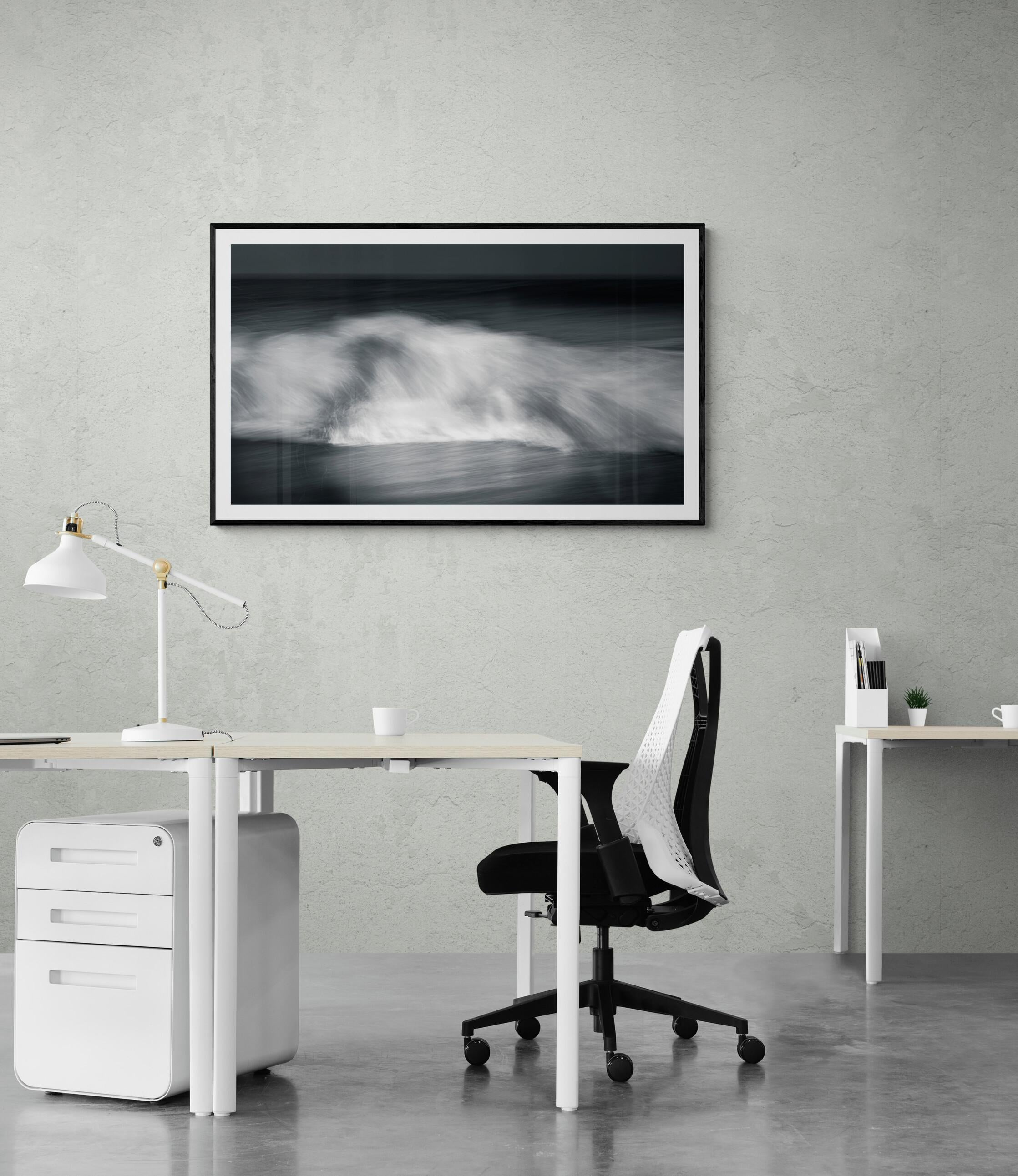 Limited Edition 1 / 7 B & W 20 x 24 Photograph Seascape - Kinetic #37 For Sale 2