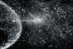 Used Limited Edition Abstract Black/White Photograph -Nature of Particles #44 20 x 24