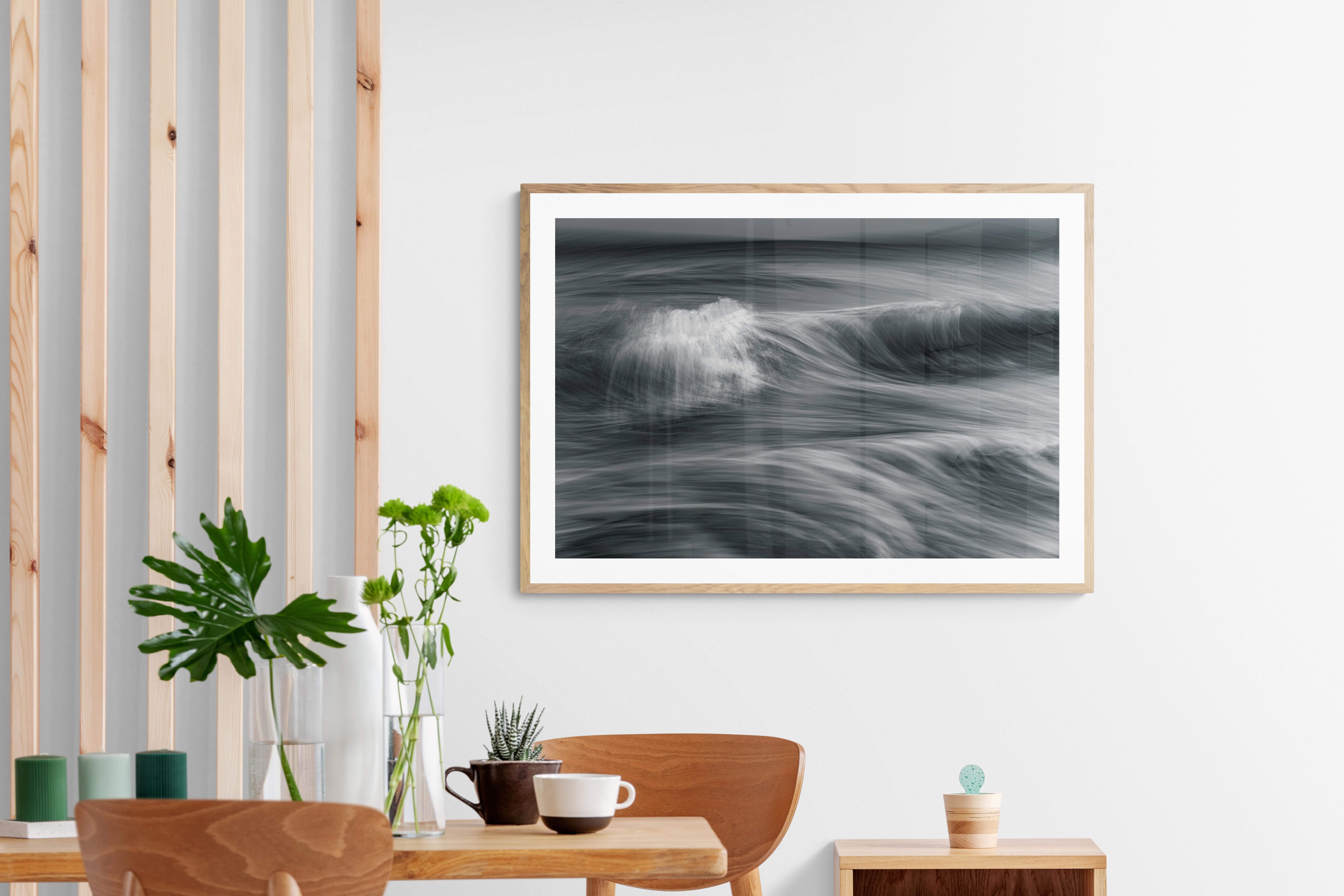 Edición limitada 1/7 Fotografía en blanco y negro 20x24 Olas, océano, paisaje marino #49 - Photograph Contemporáneo de Howard Lewis