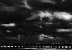  Édition limitée de la photographie en noir et blanc, Atlantic City Steel Pier 20 x 24