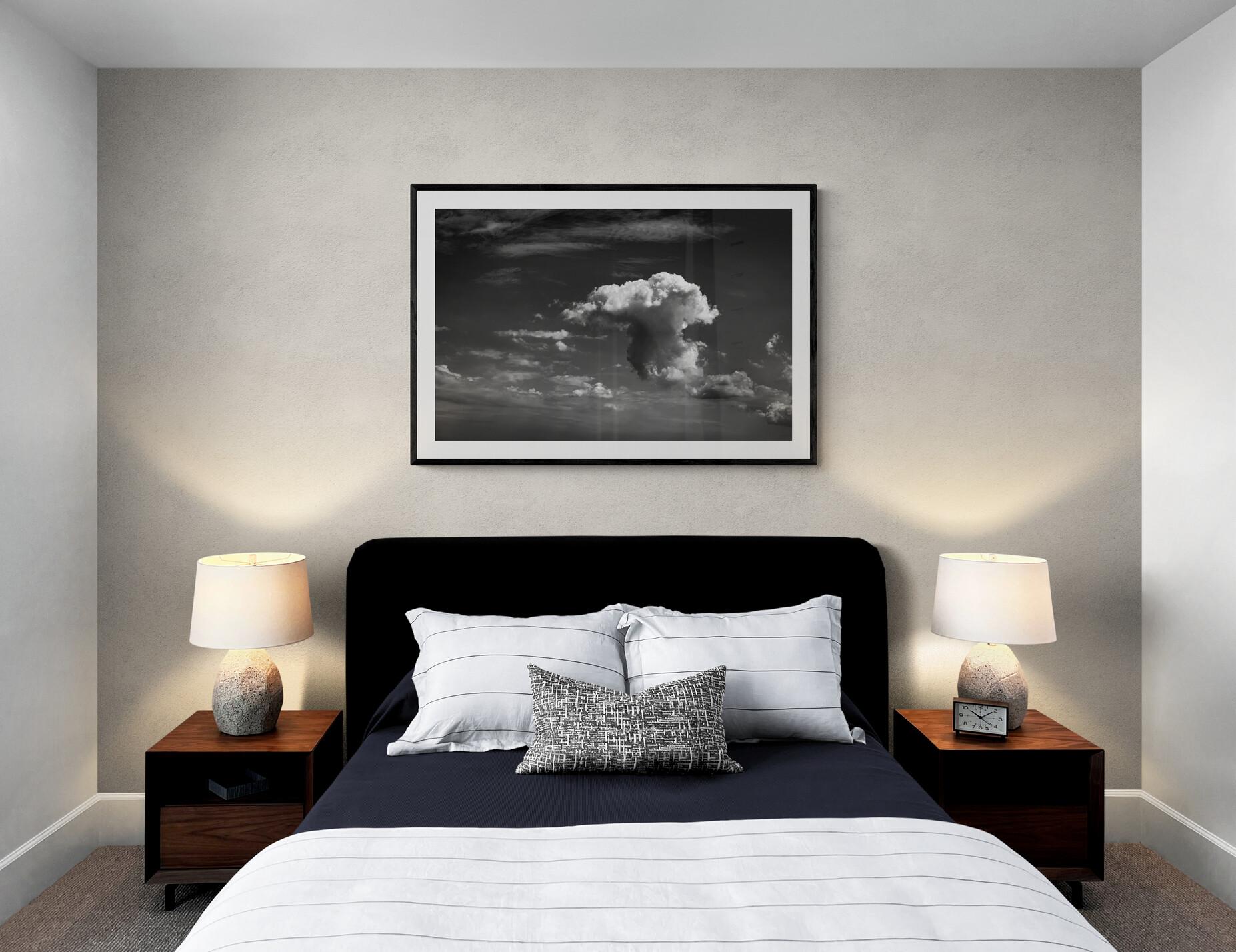 Limited Edition Black and White Photograph, Clouds, Sky - 