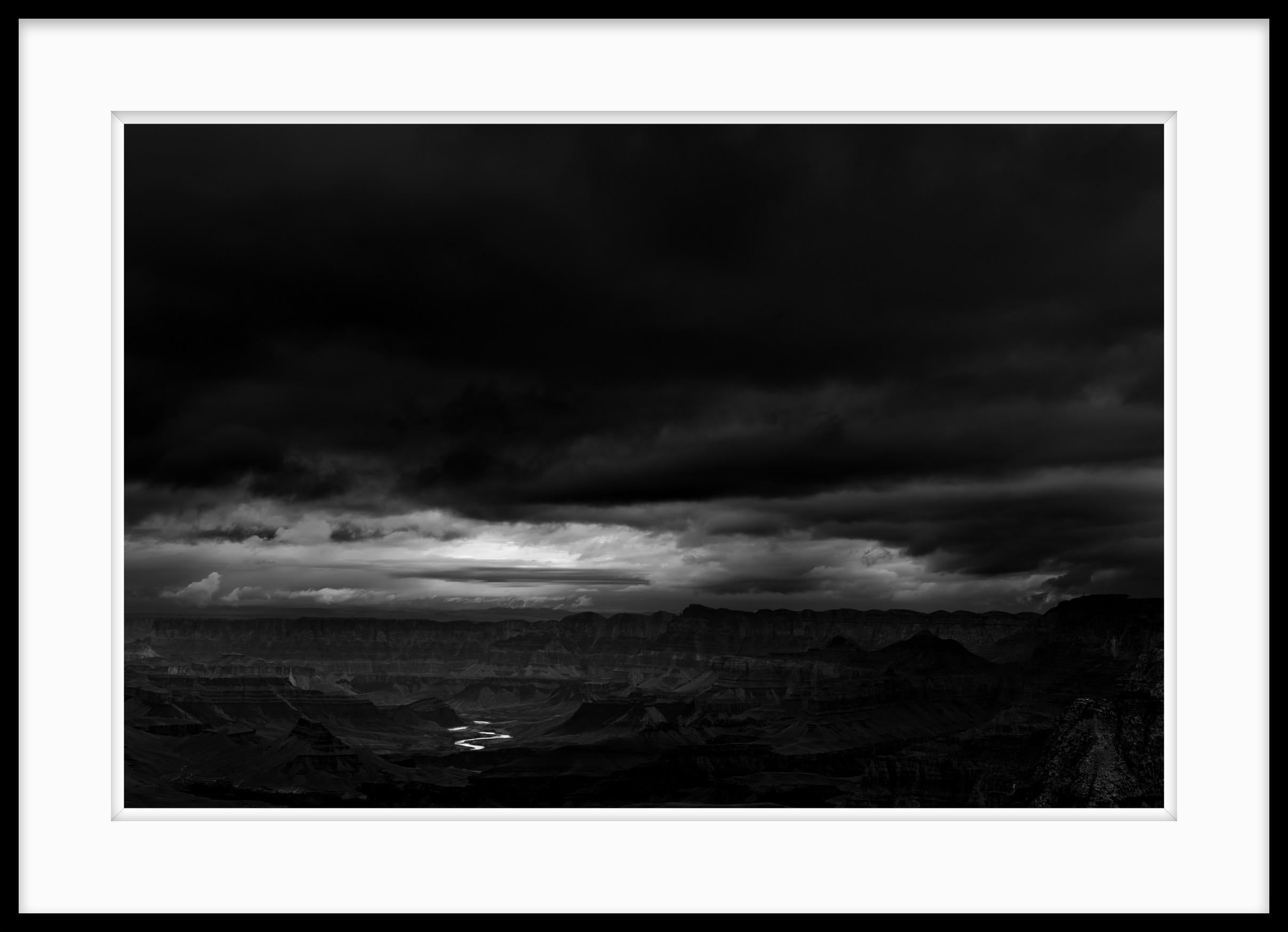  Limited Edition Black and White Photograph - Colorado River 2018 Taken on extensive photographic travel through the West in 2018. 

About Howard Lewis:
Lewis’ artistic practice often explores science, engineering, technology, and innovation. His
