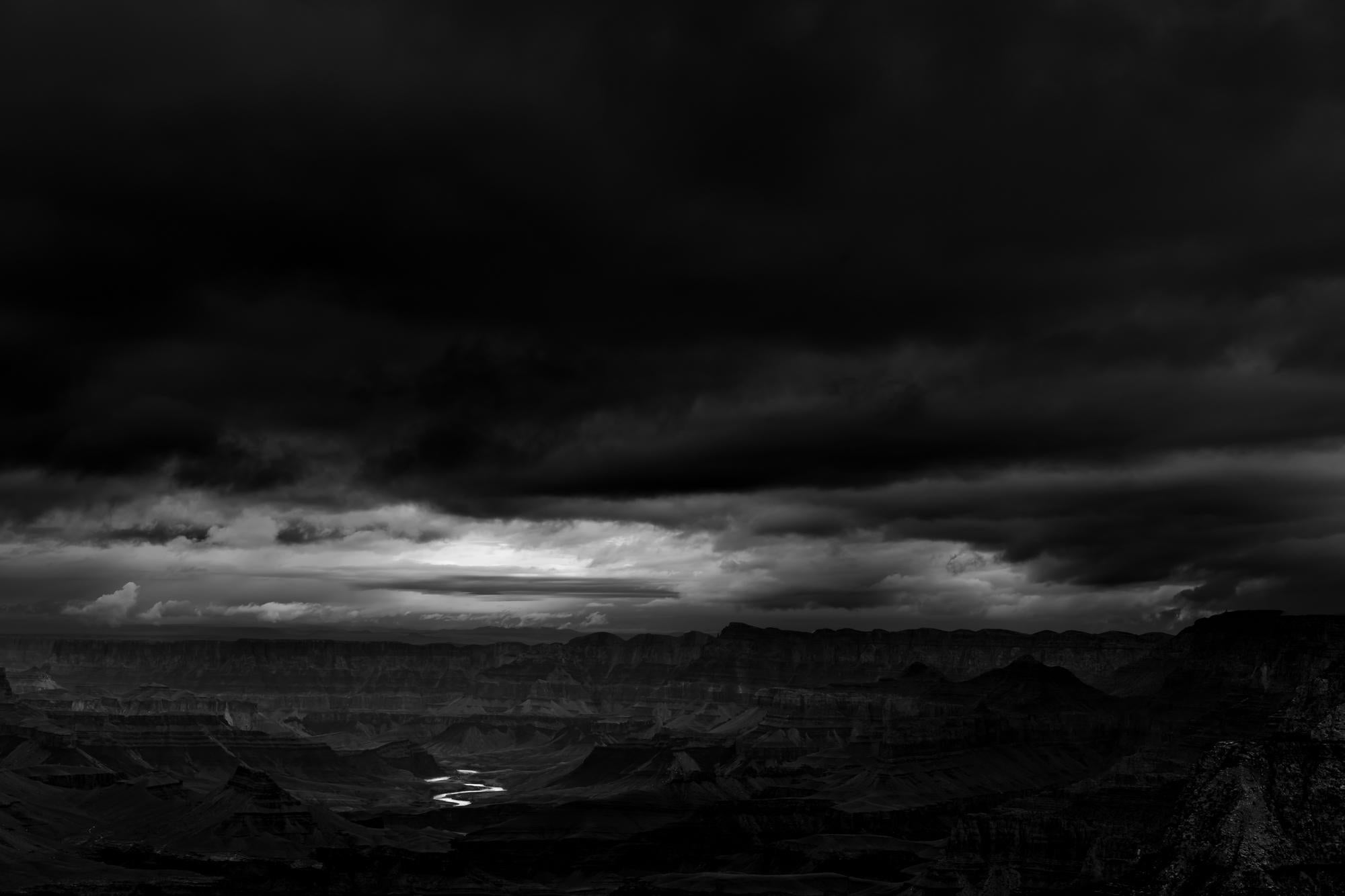 Howard Lewis Landscape Photograph -  Limited Edition Black and White Photograph - Colorado River 2018