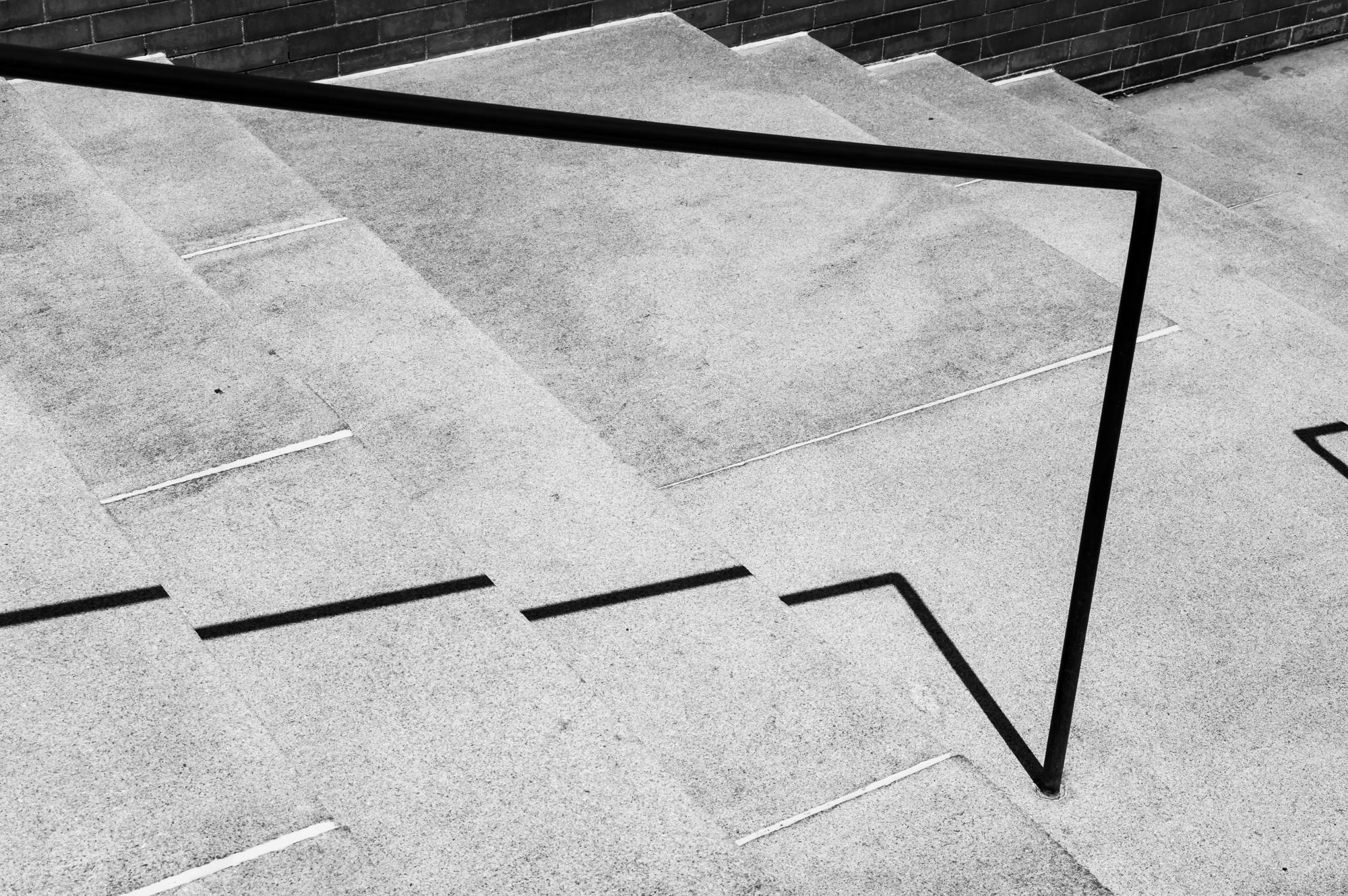  Limited Edition Black and White Photograph, Geometric #2 -  2018. Photographs are everywhere even in the most mundane. This is titled
Broken Shadow.

About Howard Lewis:
Lewis’ artistic practice often explores science, engineering, technology, and