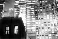 Schwarz-Weiß-Fotografie in limitierter Auflage "" Hinterfenster "" New York 2018