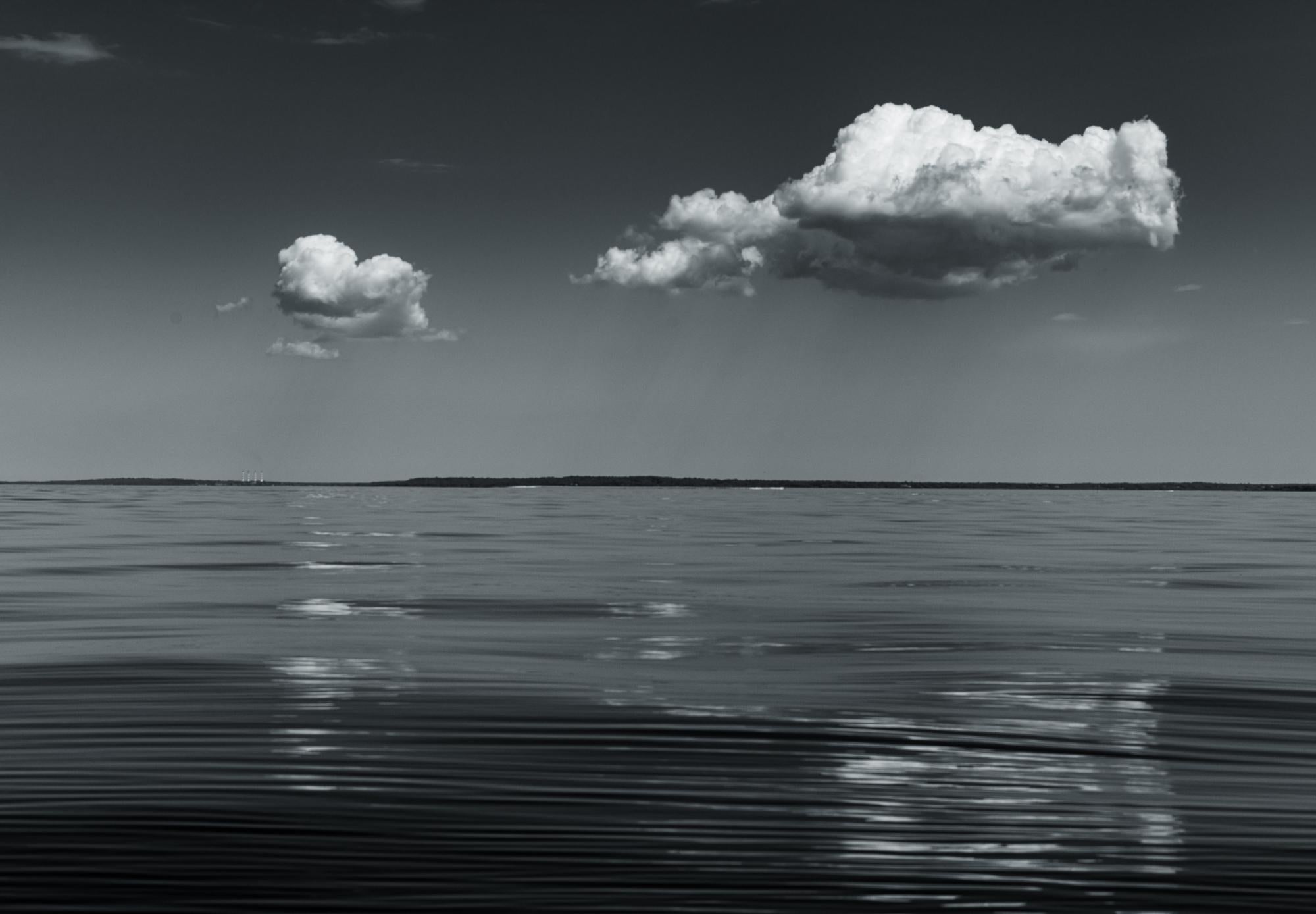 Limited edition black and white photograph. This image is "Sea Clouds #3". 20 x 24

I’ve long been fascinated by weather and most recently climate change science. My deepening knowledge of climate change has strongly influenced the final outcome of 