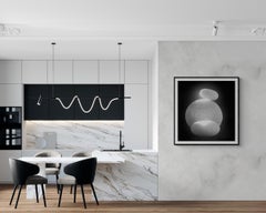 Limited Edition Black and White Still Life Photograph Water Stones #13
