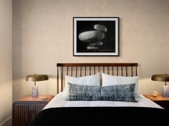 Limited Edition Black and White Still Life Photograph Water Stones #25