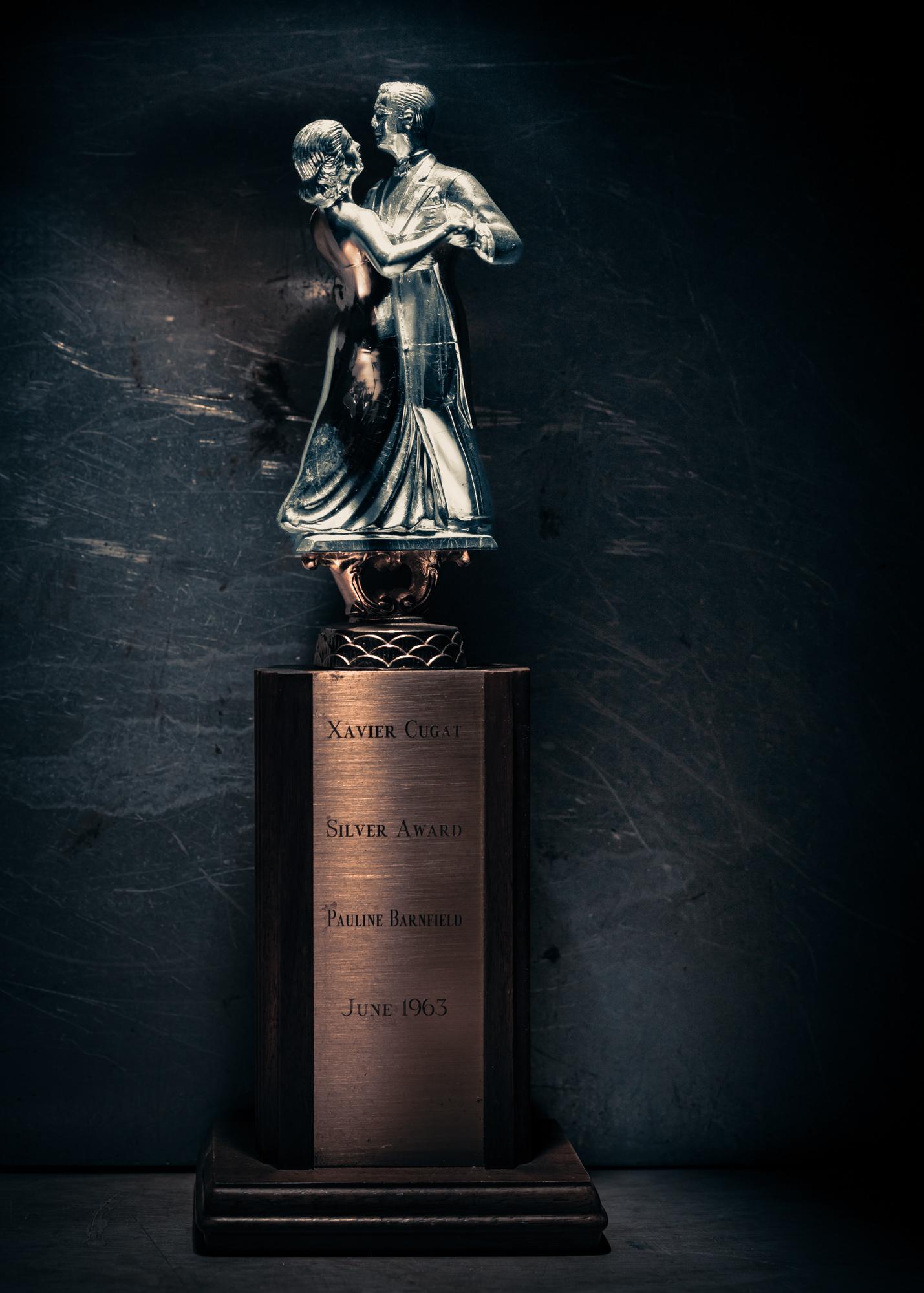 Limited Edition Color Photograph - Classic Vintage Sports Trophy, 2024, 17 x 22. Still life archival photograph created from the photographer's personal collection of vintage trophies.

About Howard Lewis:
Lewis’ artistic practice often explores