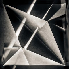 Limited Edition Black and White Photograph Origami Folds #18 