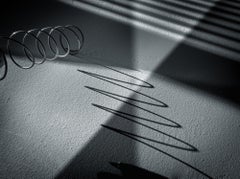 Limited Edition Black and White Photograph Industrial Geometric "Spring Shadow"