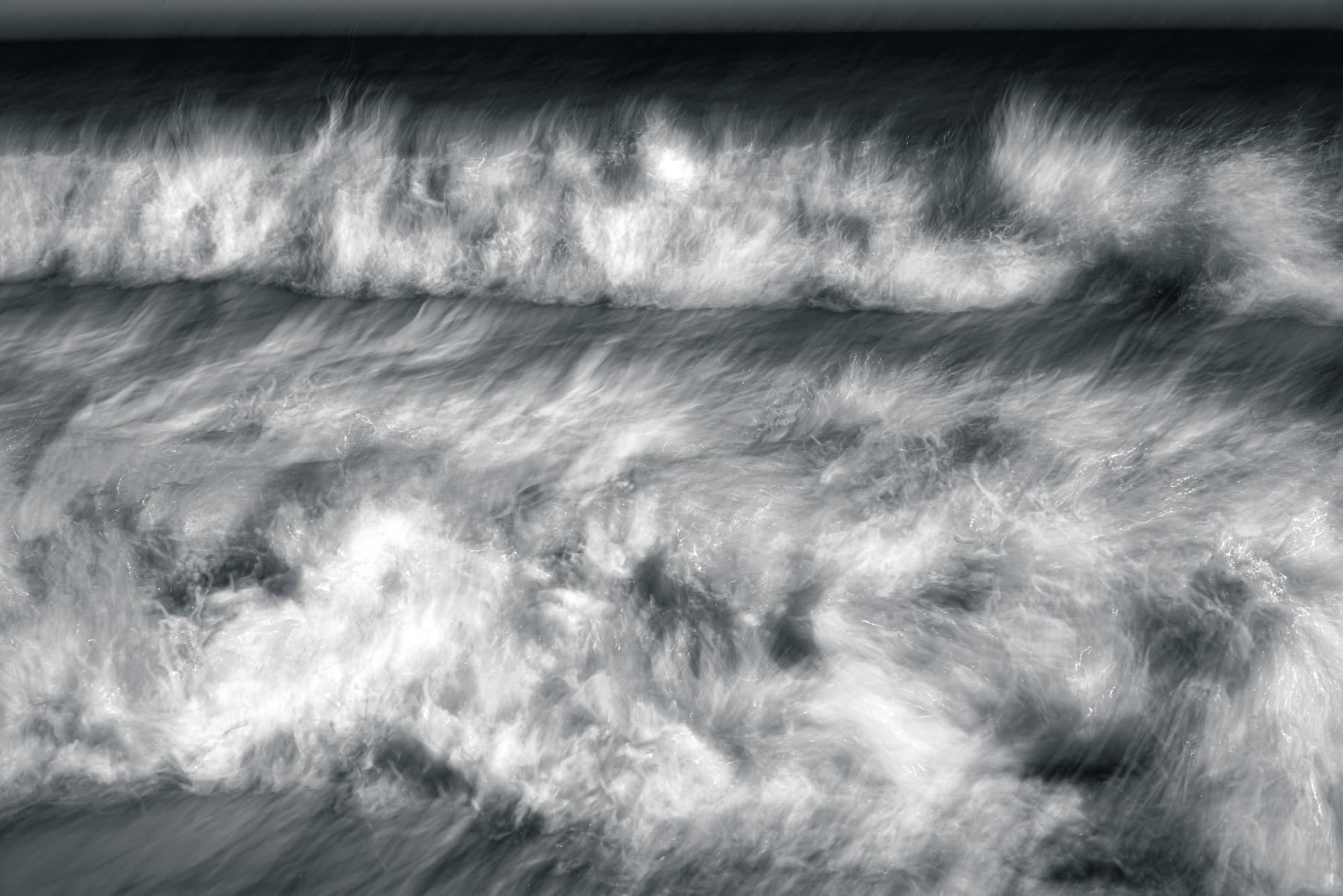 Howard Lewis Black and White Photograph - Waves - Ocean Ethereal Photograph Black and White #20