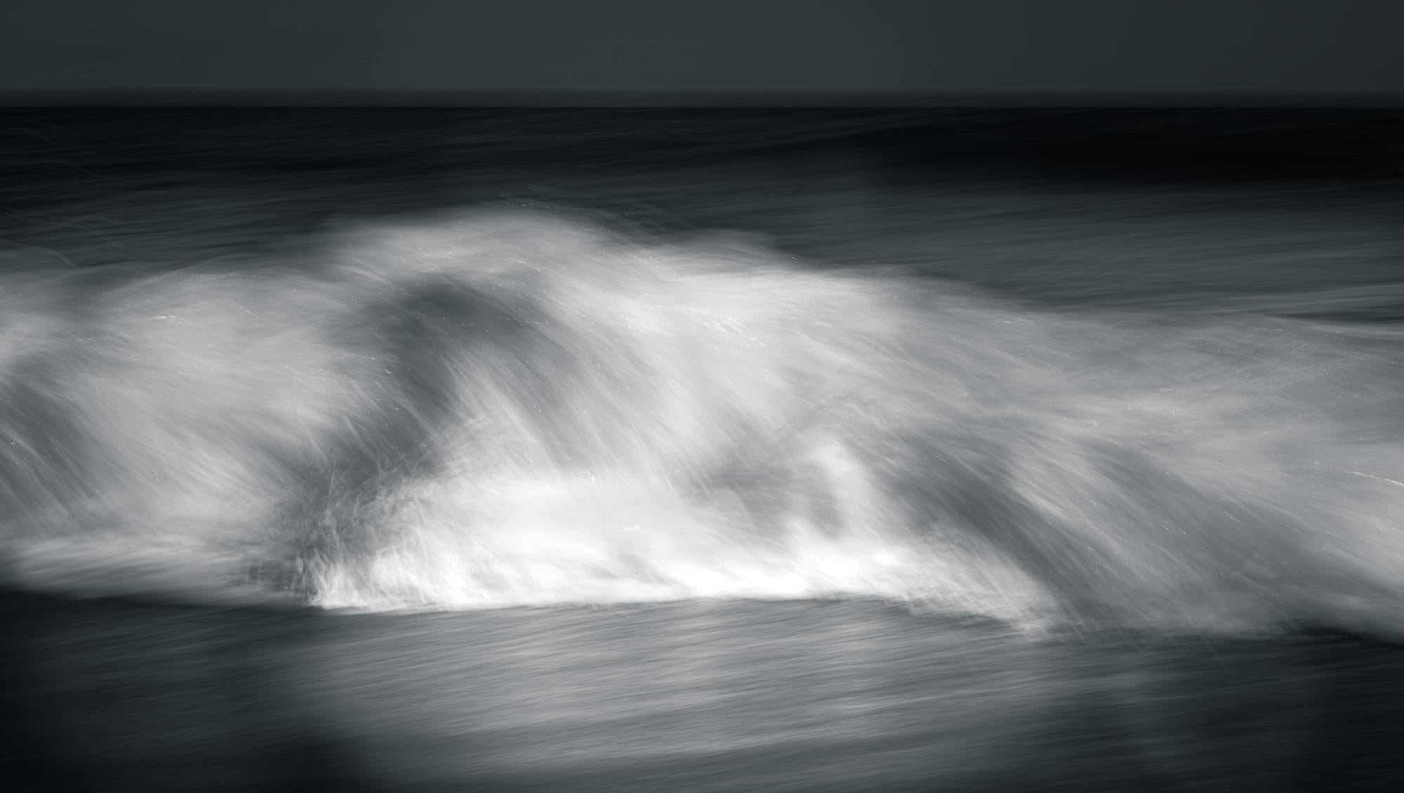 Limited Edition 1 / 7 Black and White Photograph Seascape - Kinetic #37
This is #37 from the Kinetic Solitude series. It has been shown in the Dow Museum of Fine Arts as part of a exhibition that explored variations on the theme of water.

My