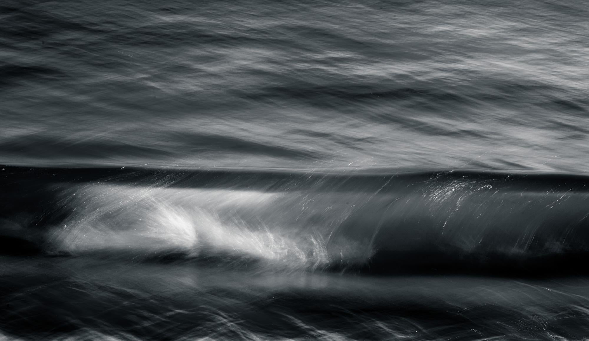 Howard Lewis Black and White Photograph - Waves - Ocean Ethereal Photograph Black and White #51