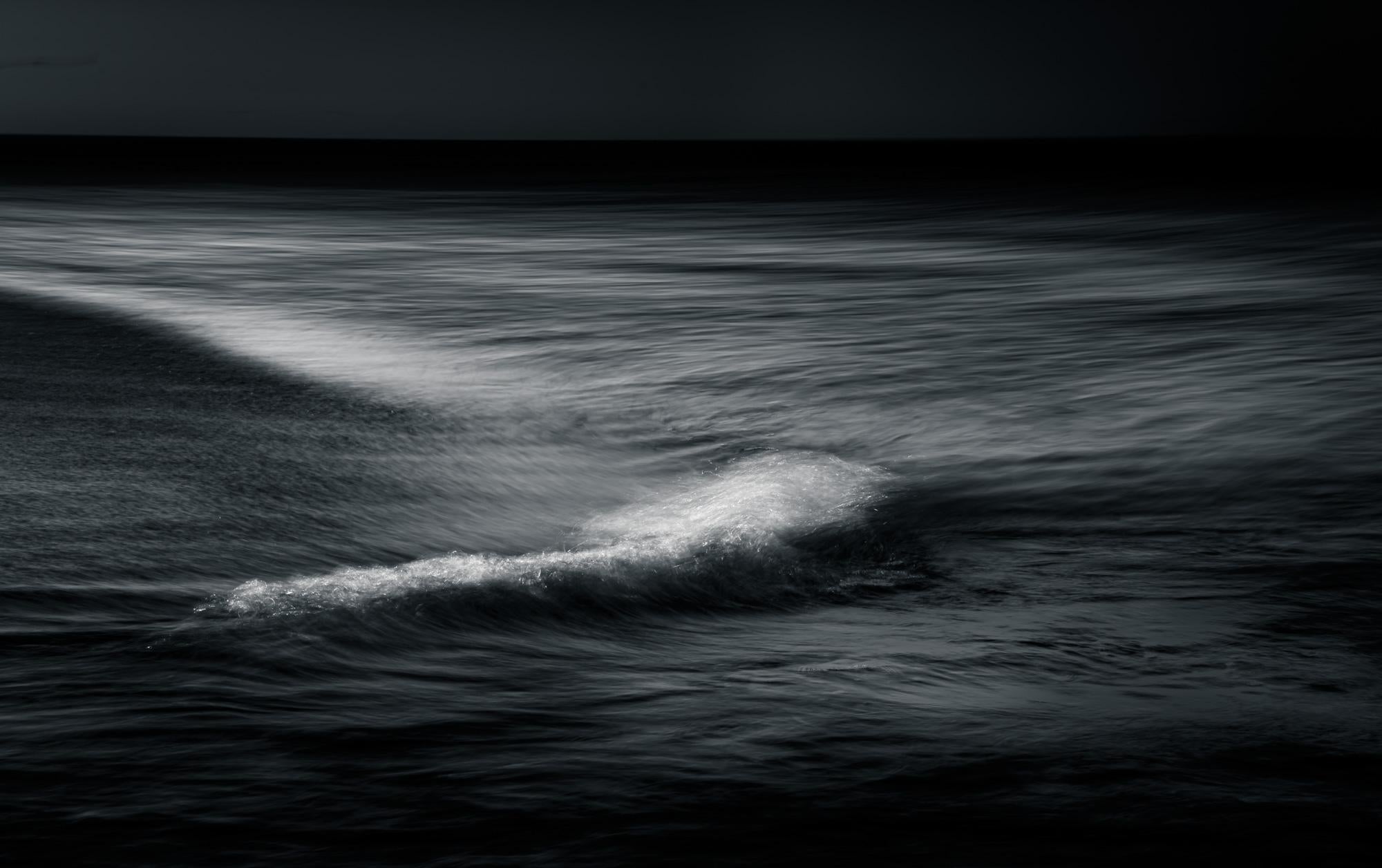 Howard Lewis Landscape Photograph - Waves - Ocean Ethereal Photograph Black and White #85