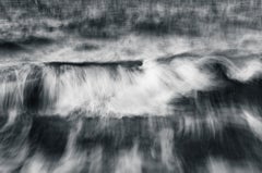 Waves - Photographie éthérée océanique en noir et blanc n°86
