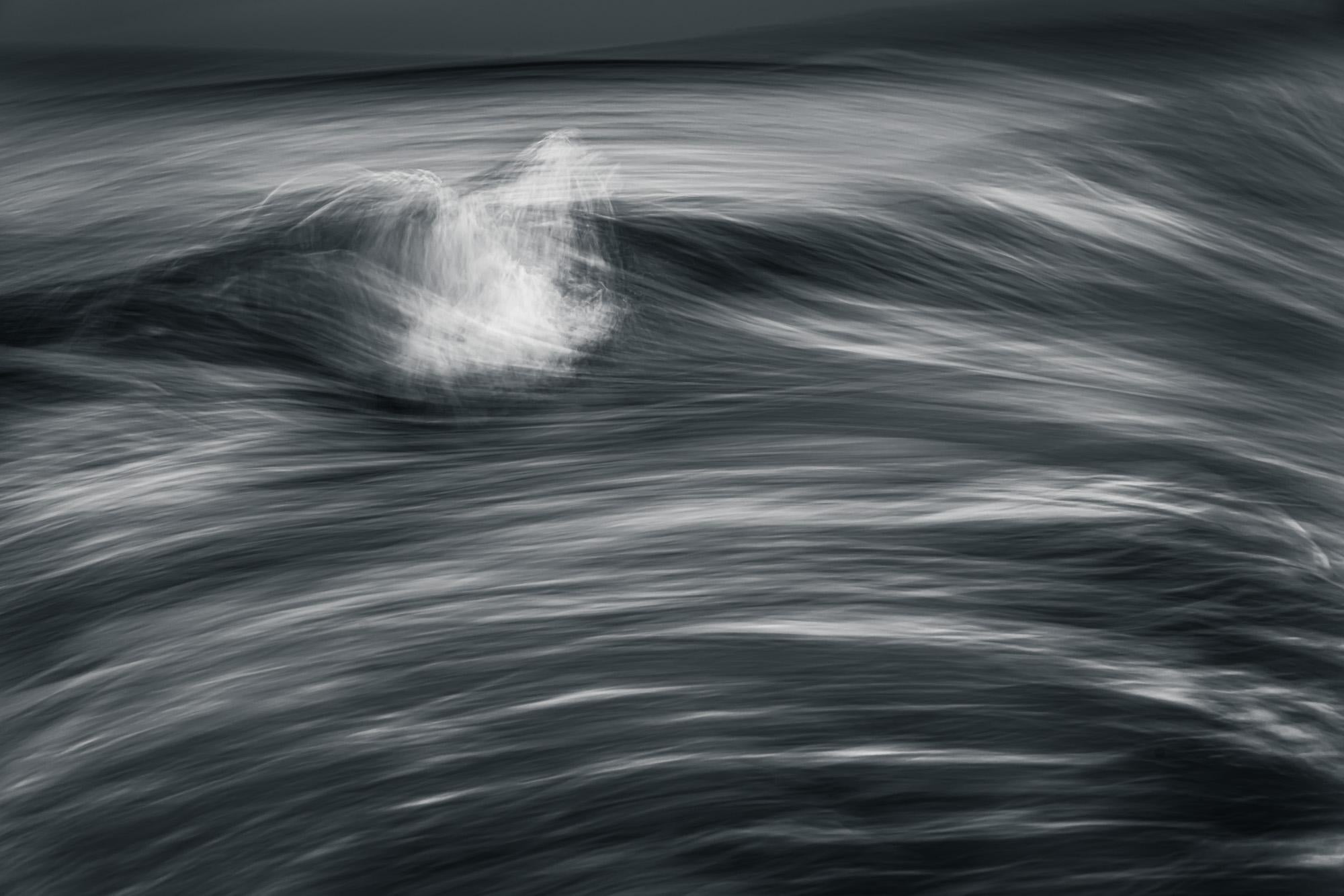 Howard Lewis Black and White Photograph - Waves - Ocean Ethereal Photograph Black and White #96