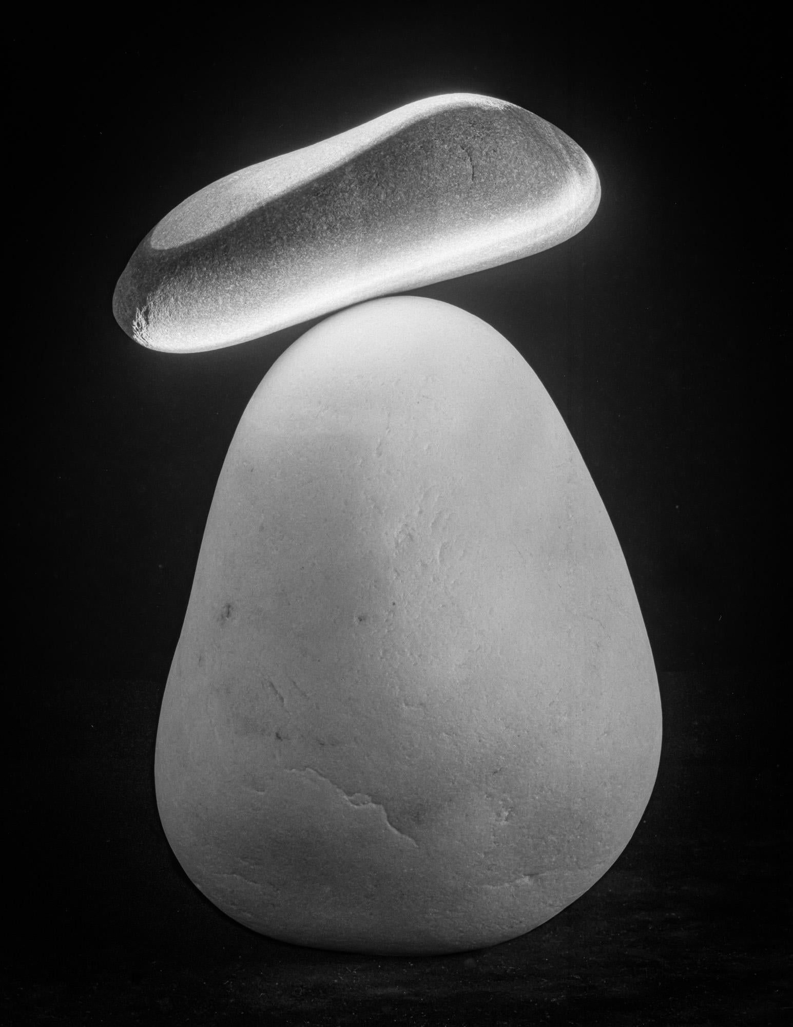 Howard Lewis Still-Life Photograph -  Limited Edition Black and White Still Life Photograph Water Stones #19 