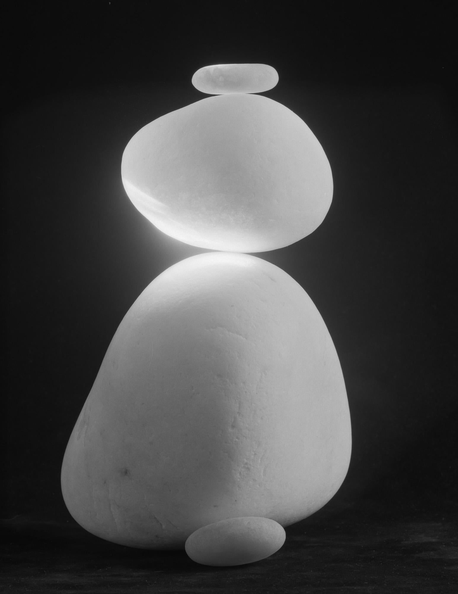 Howard Lewis Still-Life Photograph - Limited Edition Black and White Photograph Water Stones #20 
