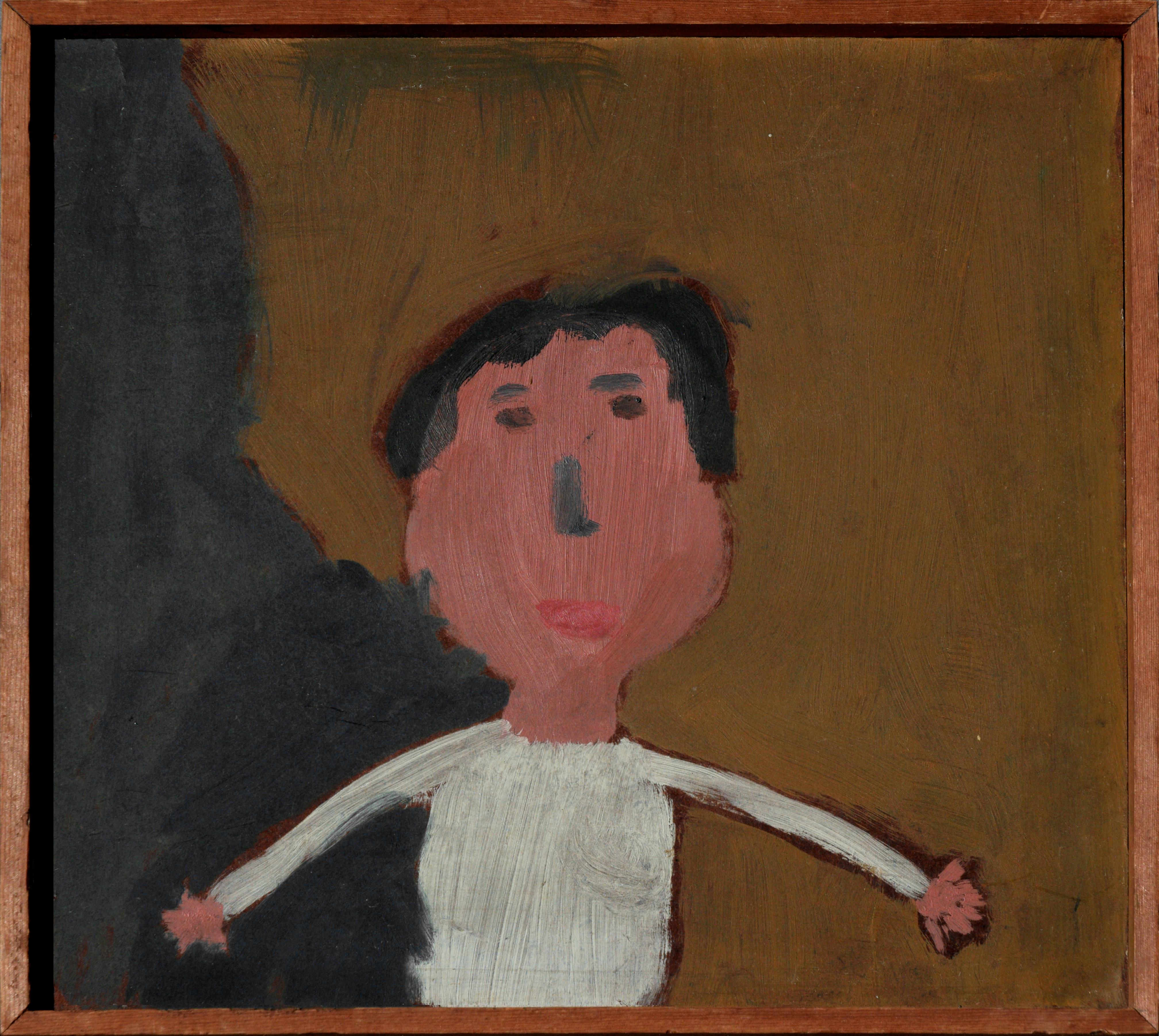 Howard Margolis Figurative Painting - Brown Eyed Man