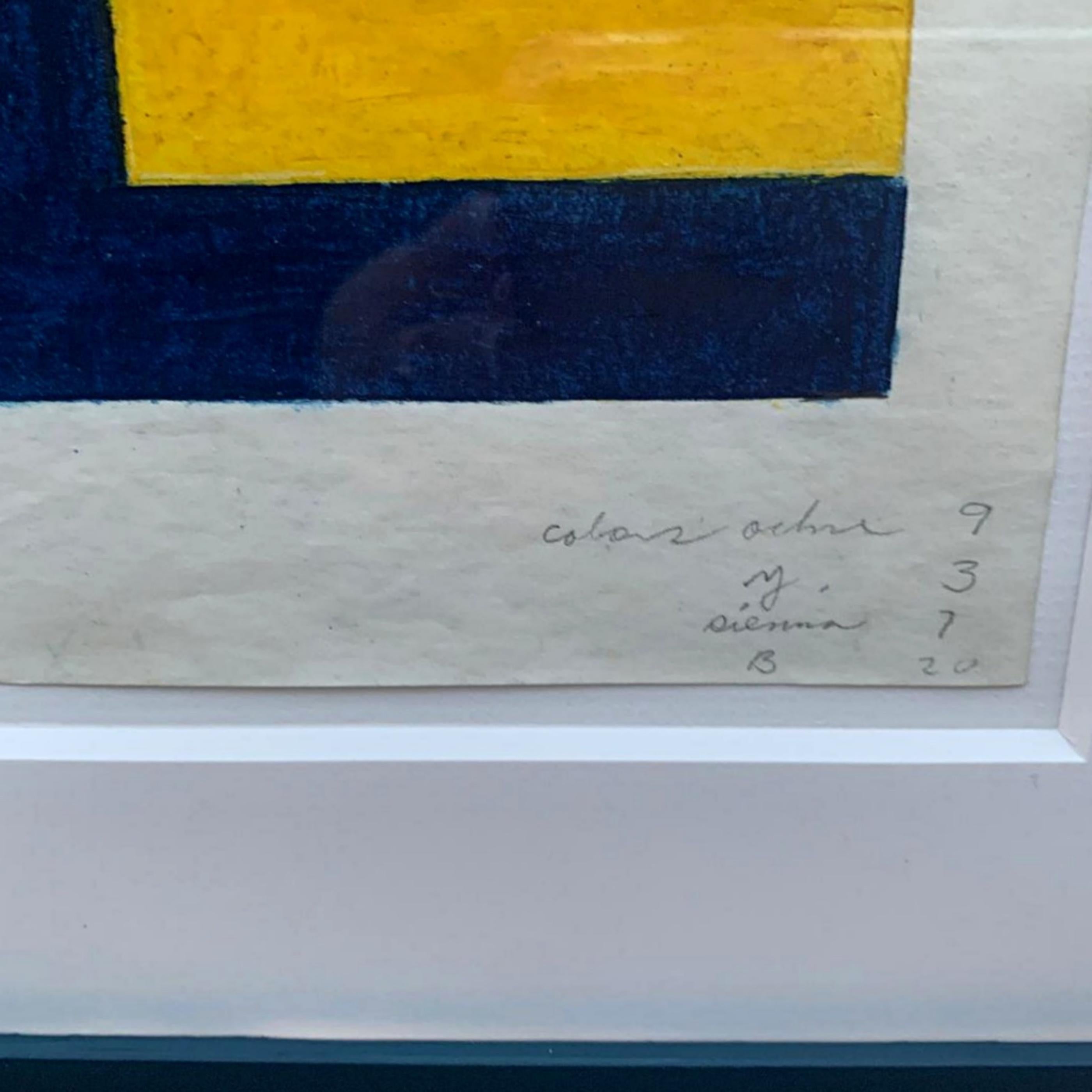 HOWARD MEHRING
Studie für Spring Sweep, 1964
Öl, Ölstift, Kohle, Gouache auf Papier
Handsigniert, datiert und mit den Namen der Farben in Graphitstift auf der Vorderseite vermerkt
Dies ist ein einzigartiges Werk
Inklusive Rahmen: elegant paspeliert