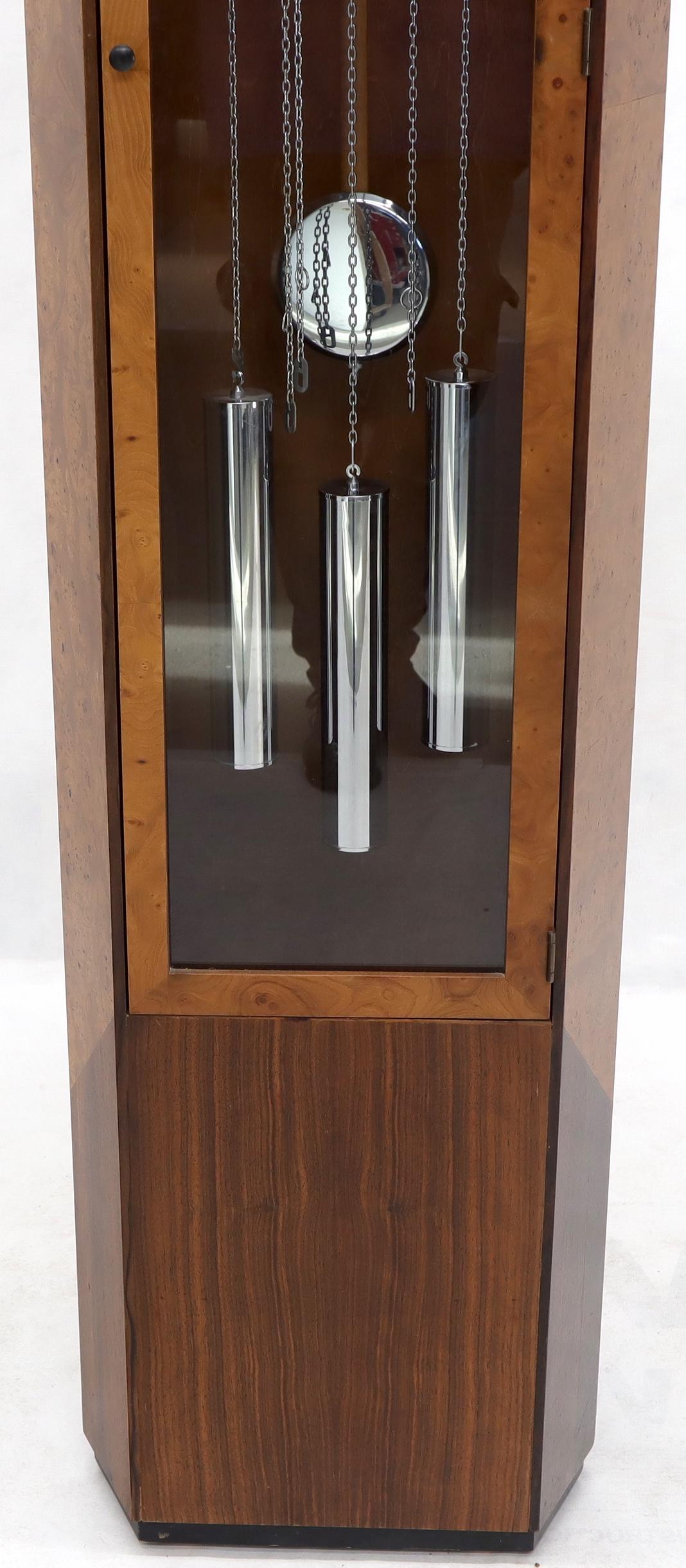 midcentury modern grandfather clock