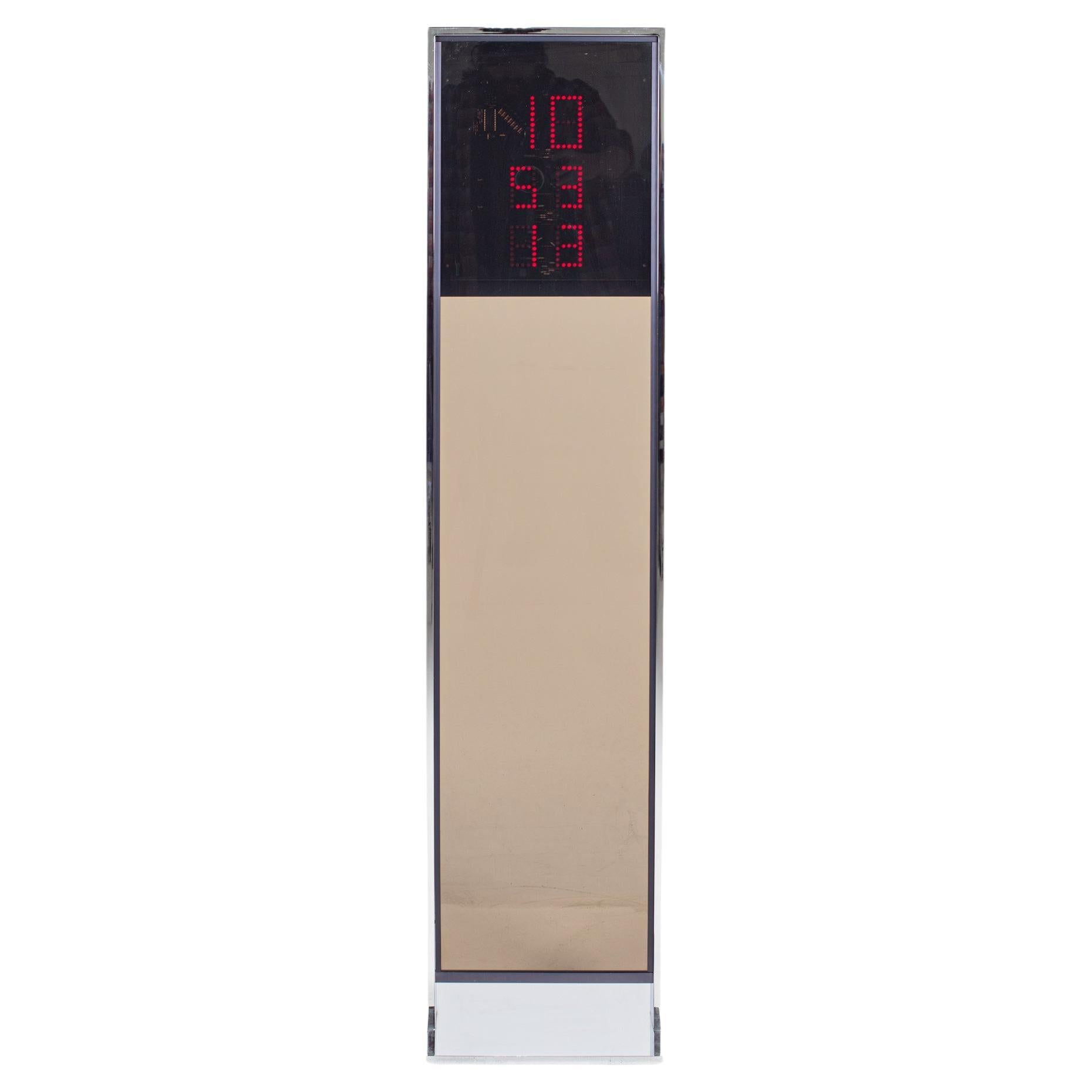 MidCentury Modern Howard Miller Floor Clock For Sale at 1stDibs