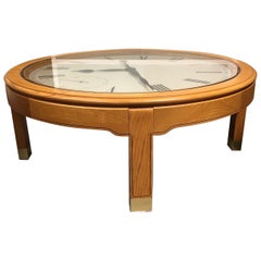 Used Howard Miller Clock Coffee Table