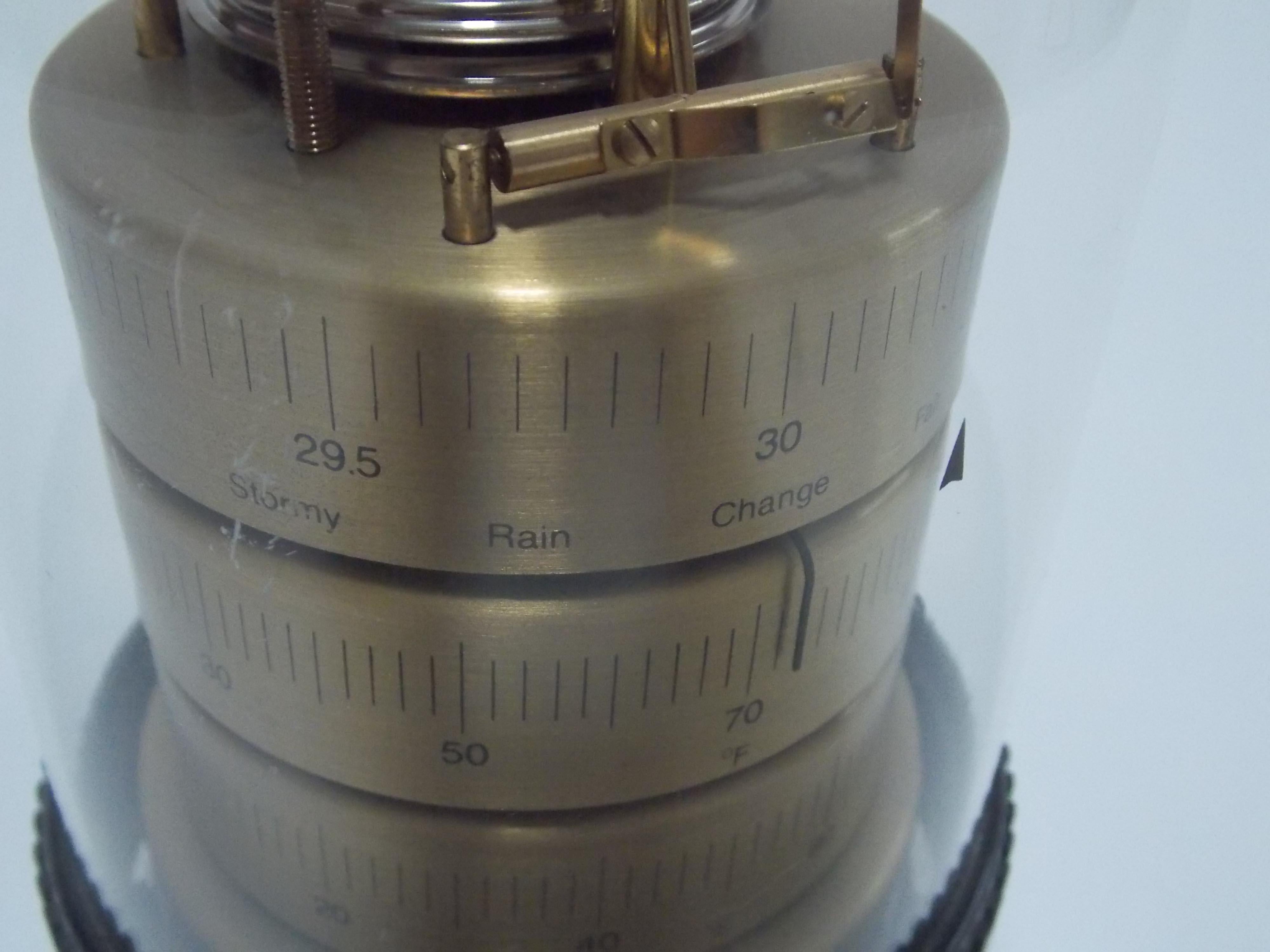 Mid-20th Century Howard Miller Domed Barometer For Sale