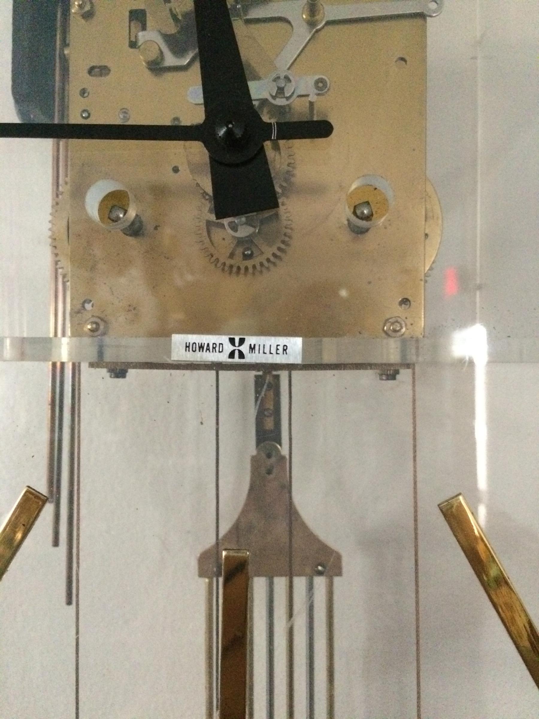 lucite clock