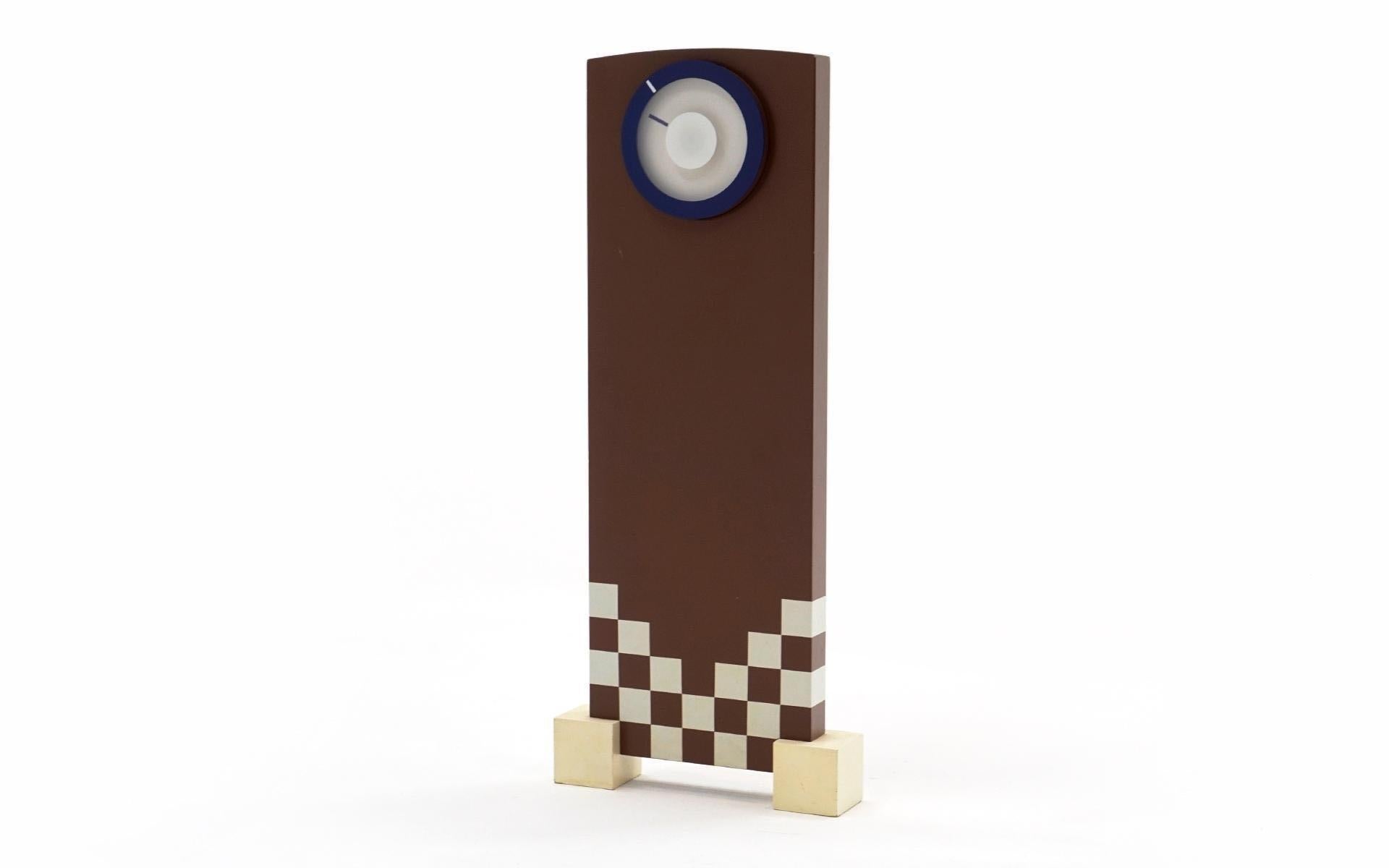 Post-Modern Howard Miller George Nelson 1984 Checkerboard Table Clock, 