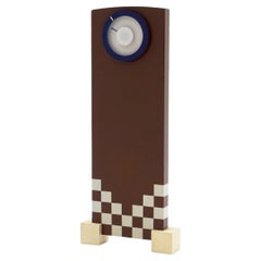 Howard Miller George Nelson 1984 Checkerboard Table Clock, "Tempo 21" Tower 3