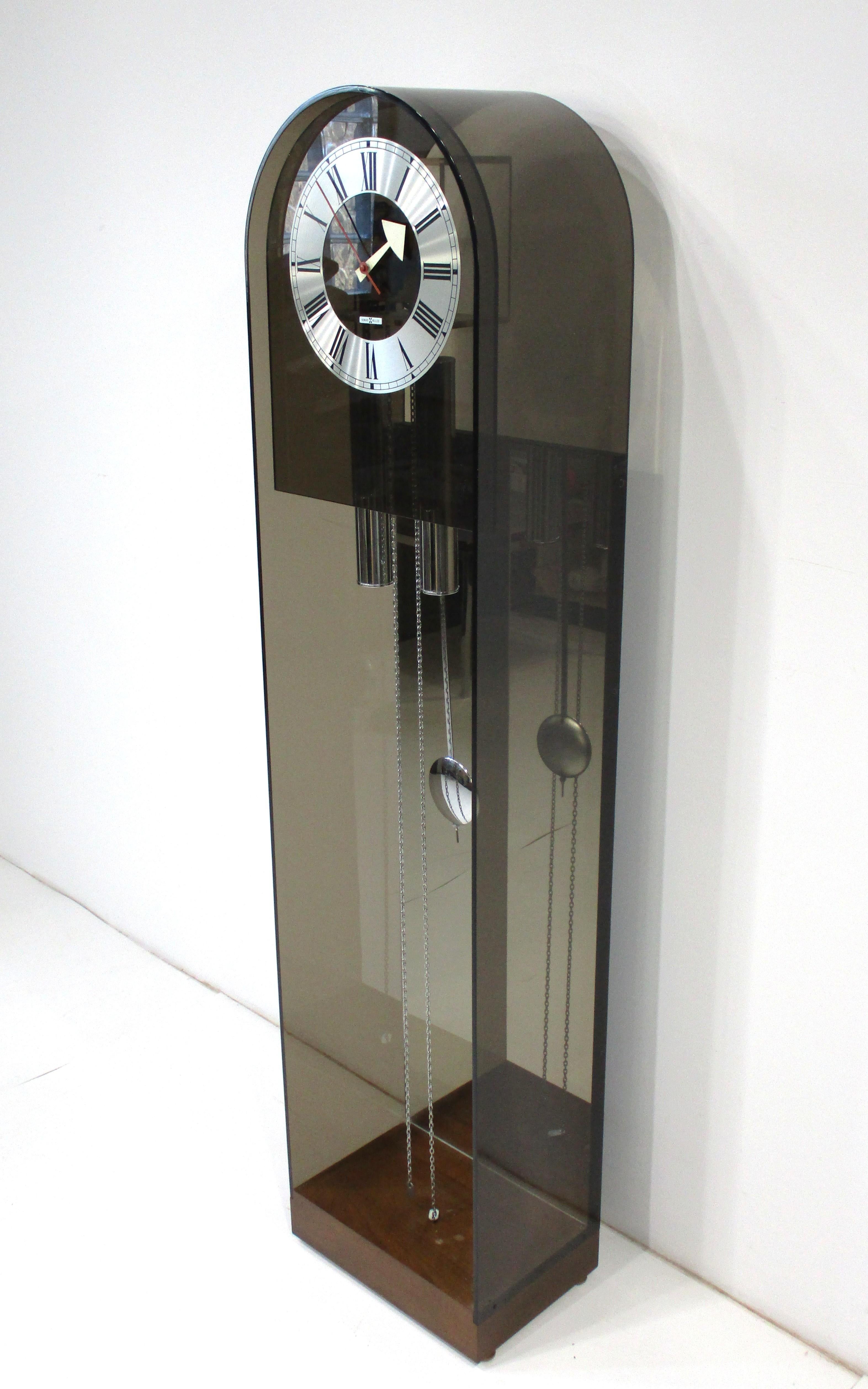 Mid-Century Modern Howard Miller George Nelson Grandfather Clock Model 677 For Sale