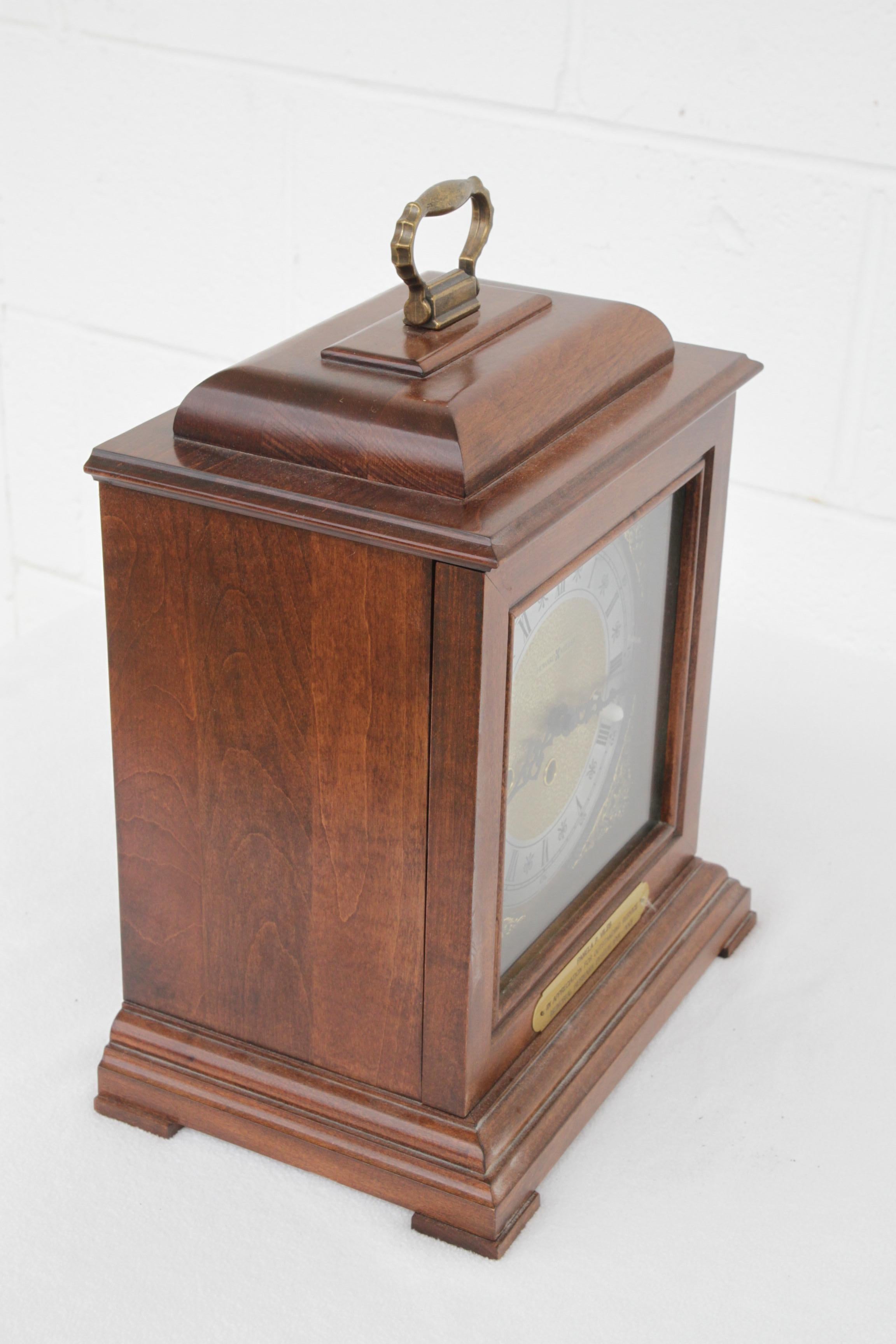 Wood Howard Miller Graham Bracket Mantel Clock For Sale