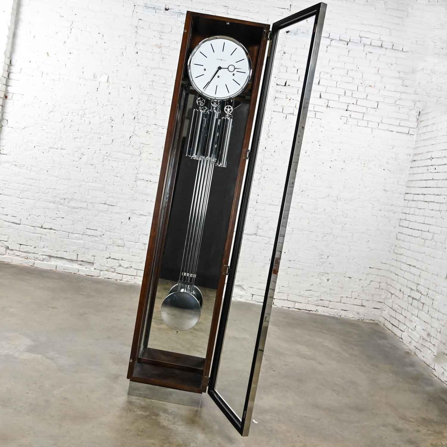 howard miller modern grandfather clock