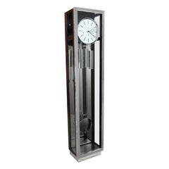 Howard Miller Quinten Modell 611-216 Chrom & Espresso Boden Großvater Uhr