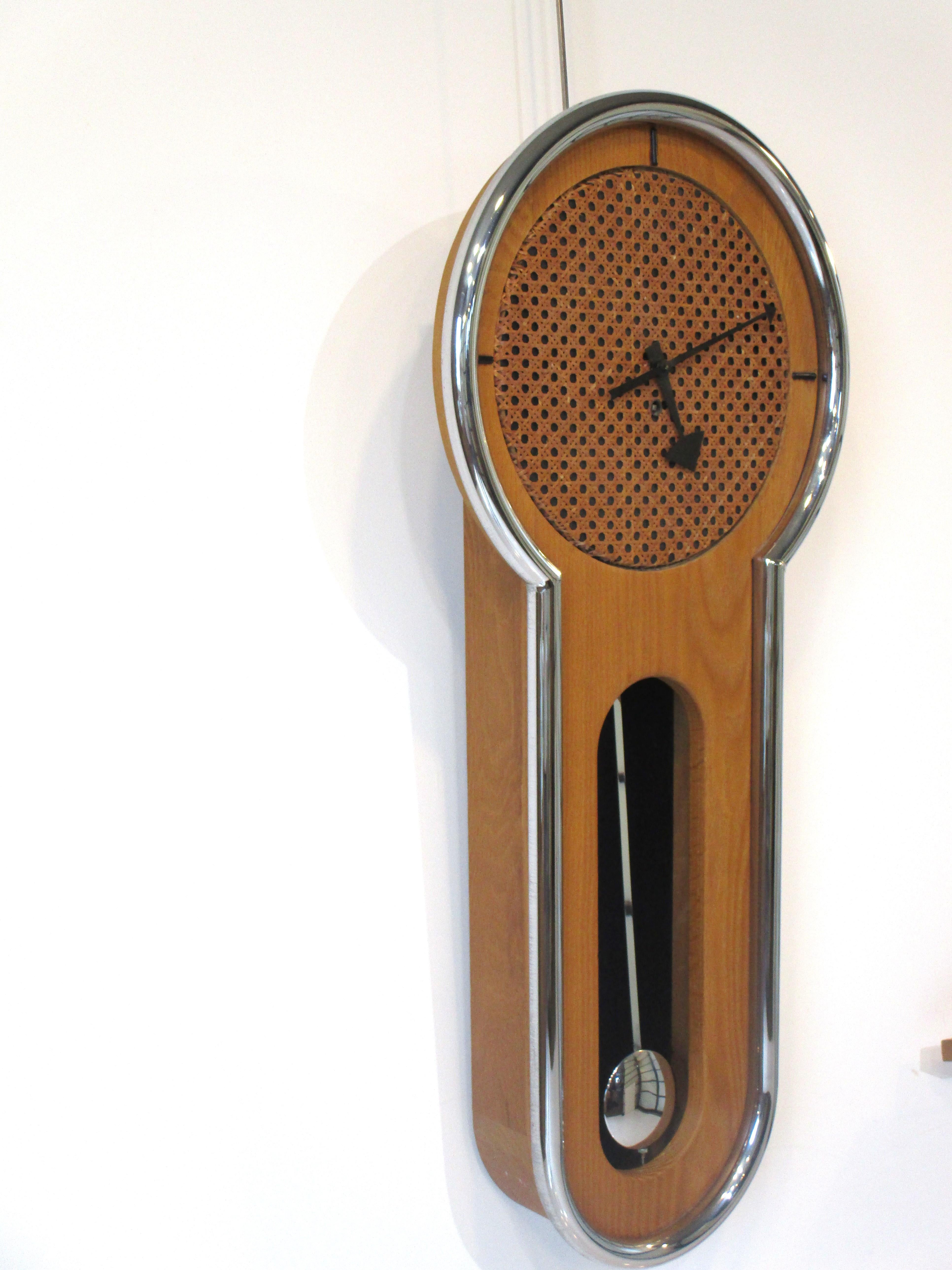 Mid-Century Modern Howard Miller Wall Clock # 614 George Nelson Styled