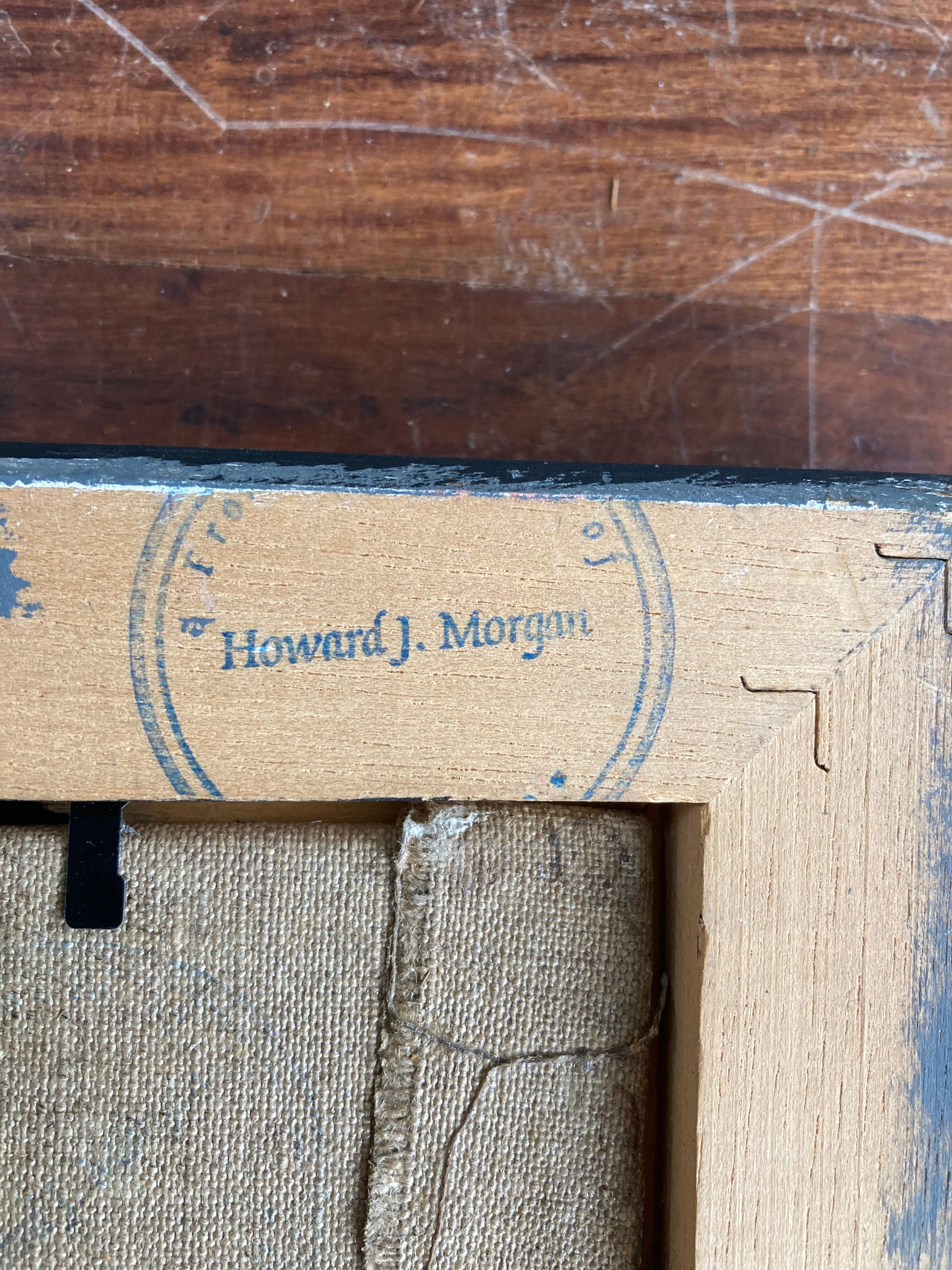 Modernes britisches Stillleben mit Gänseblümchen in einer Porzellanvase von Howard J Morgan im Angebot 6