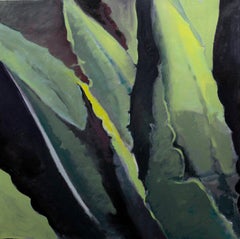 “Generic Tucson”, desert plants in greens and yellows