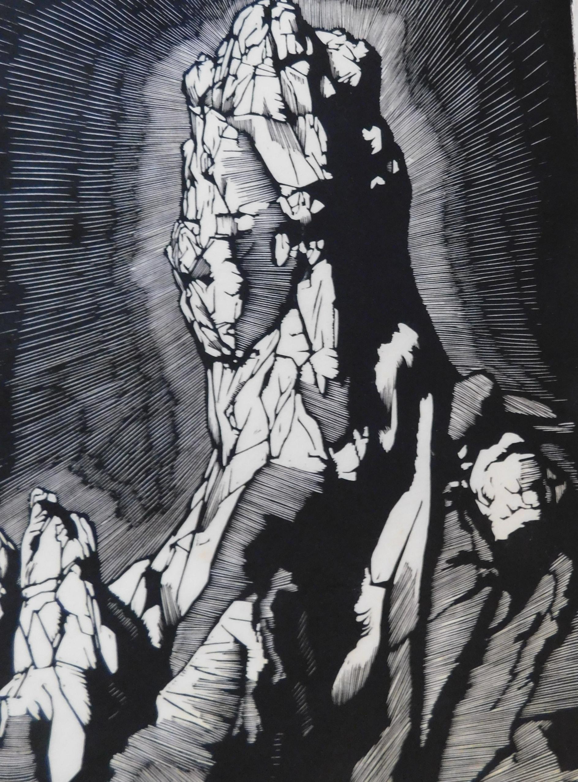 Howard Cook Original Woodblock, 1926 