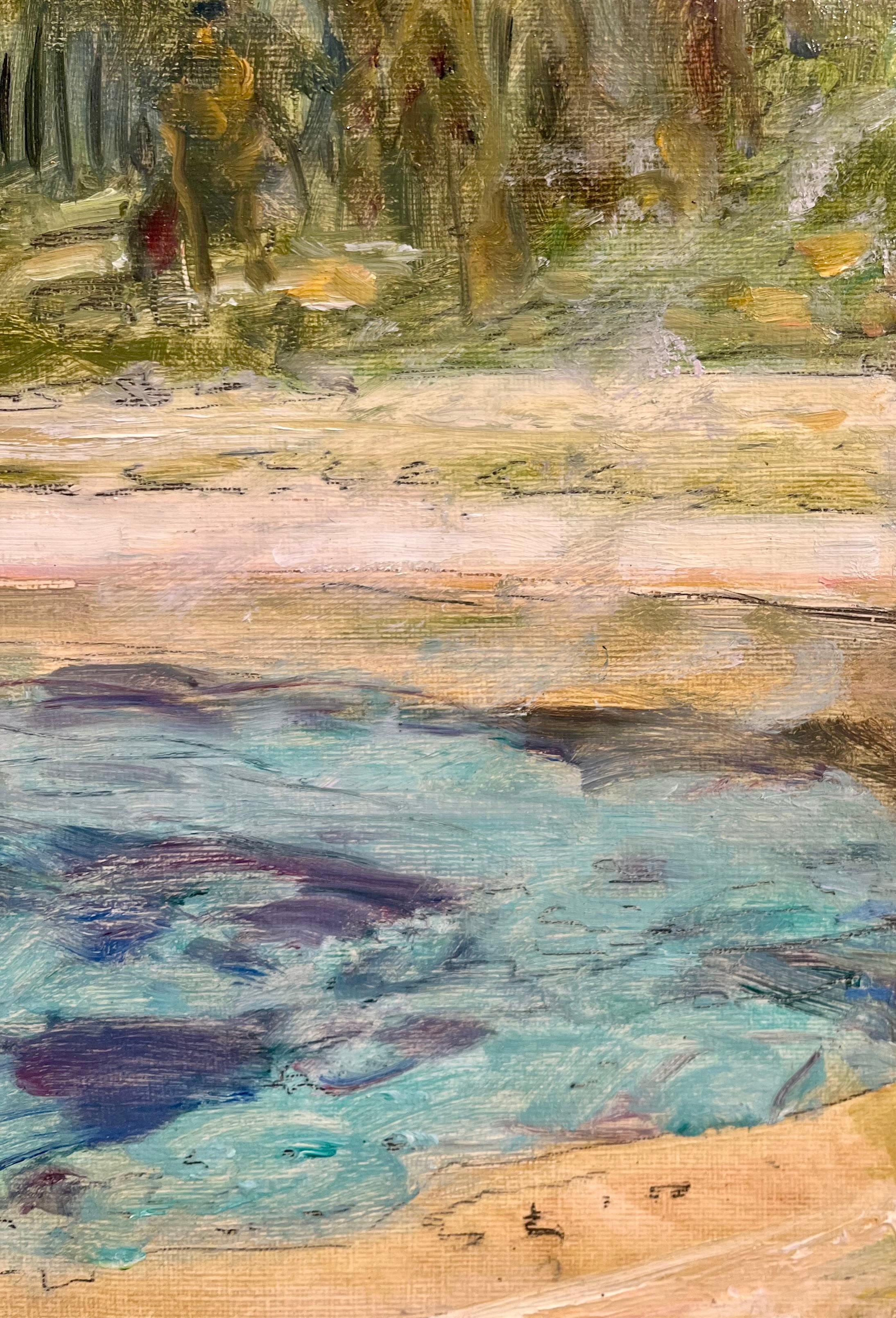 Geyser di Yellowstone - Painting di Howard Russel Butler