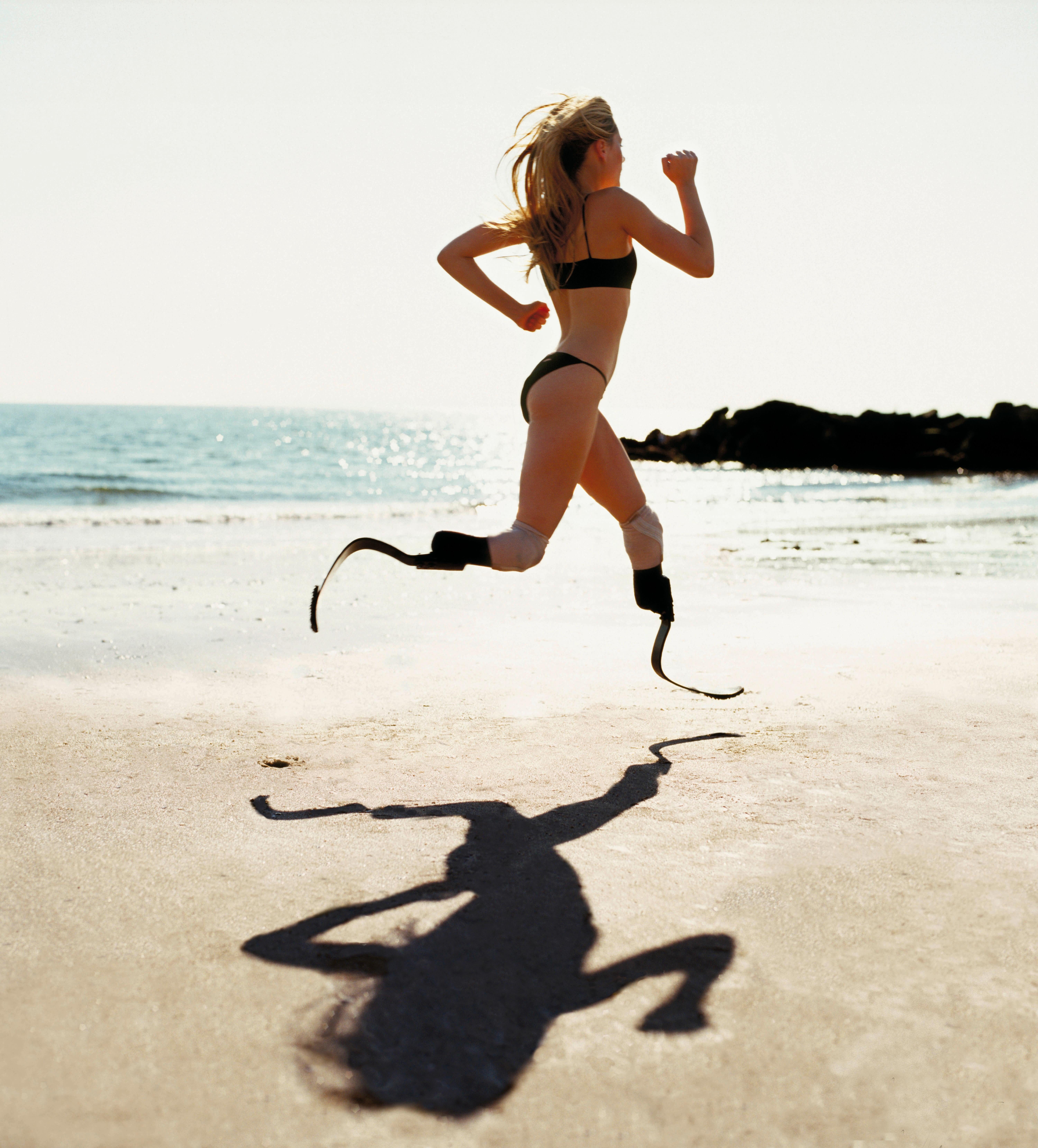 Howard Schatz Color Photograph - Aimee Mullins 03, Paralympian