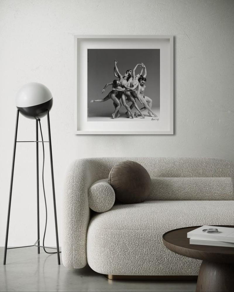 ANTHOLOGY, Dance #5203 - Nude Dancers - Fine Art Photography - Gray Figurative Photograph by Howard Schatz