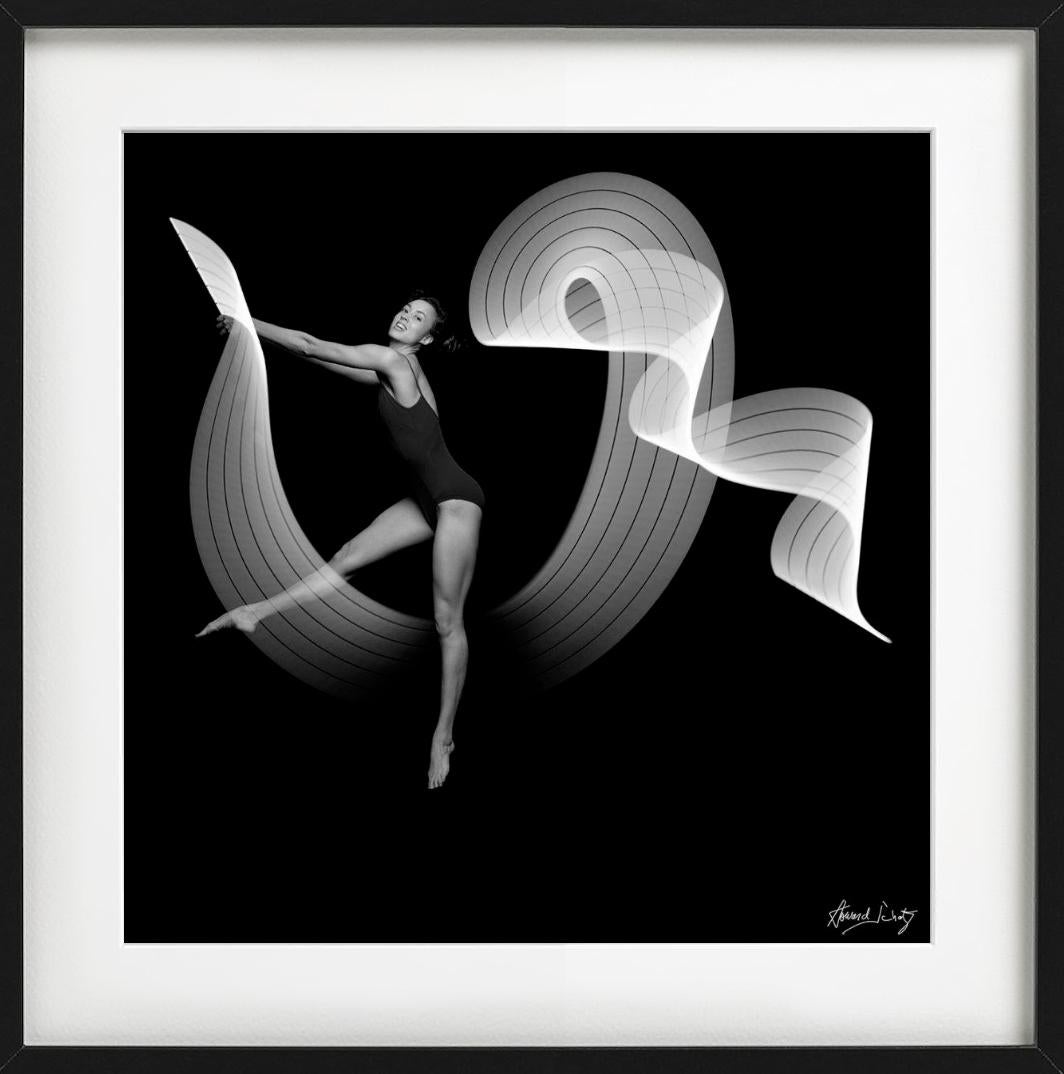 ANTHOLOGY, Light-Study #4697, Fine Art Photography - Black Black and White Photograph by Howard Schatz