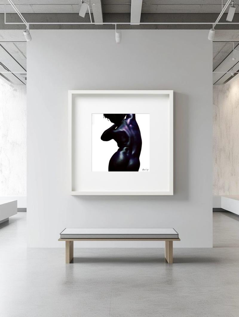 Estudio de espalda, Christal Brown, Fotografía artística - Photograph de Howard Schatz