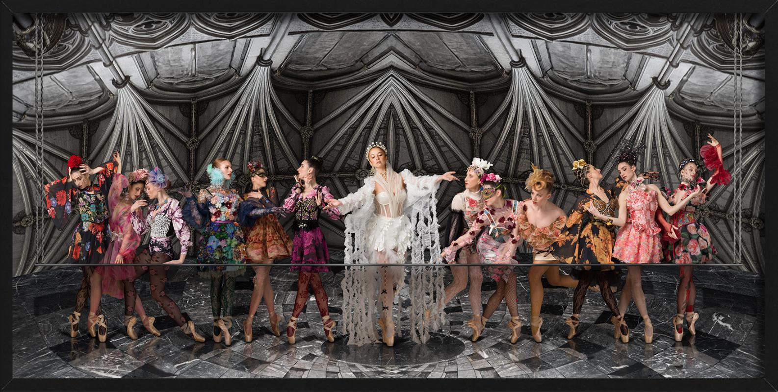 Ballerinas At The Last Supper, Fine Art Photography, 2025 For Sale 2