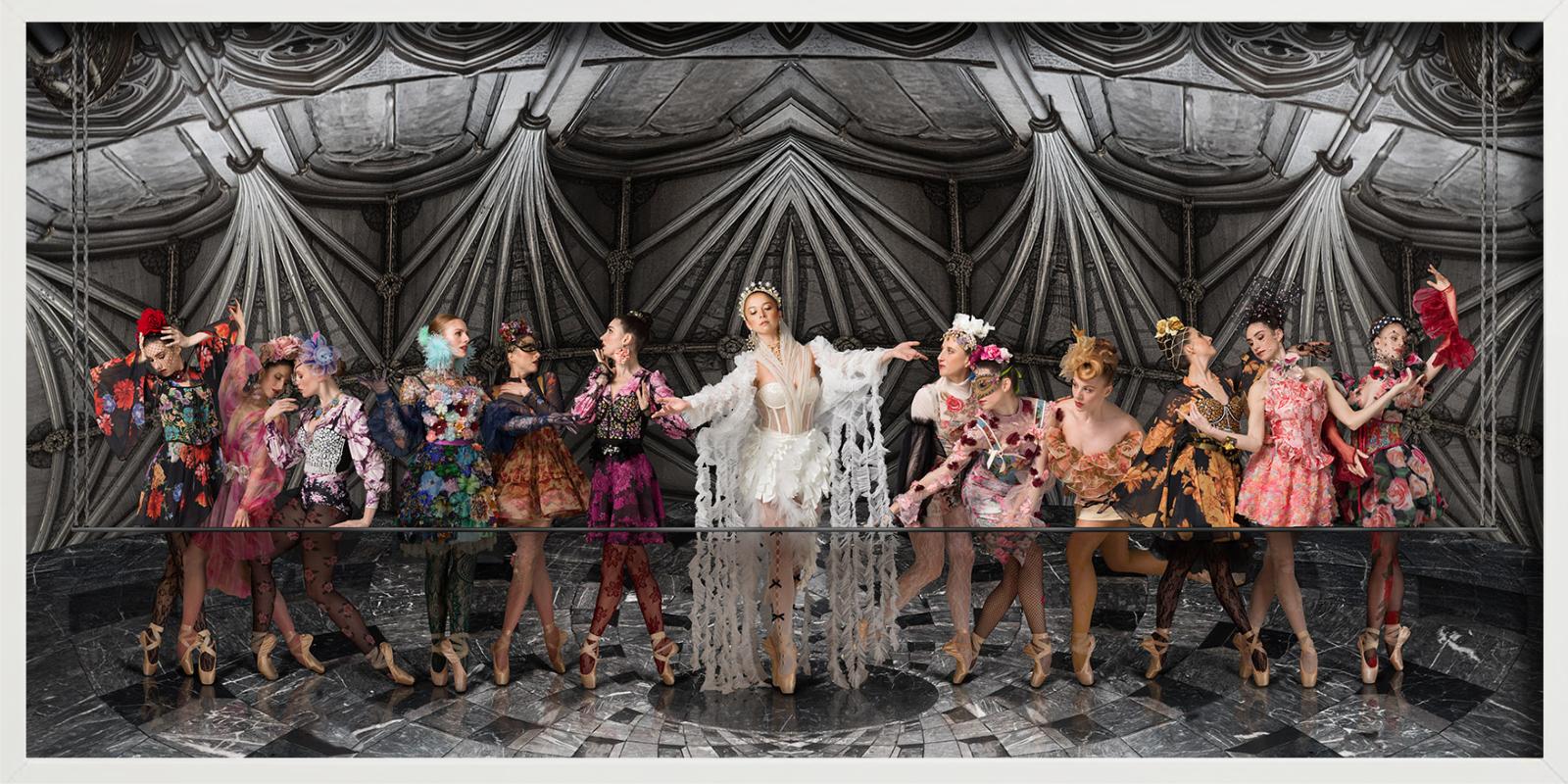 Ballerinas At The Last Supper, Fine Art Photography, 2025 For Sale 5