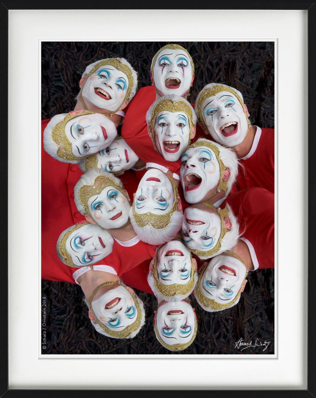 Cirque #4498 ANTHOLOGY - Group of Clown Performers, Fine Art Photography, 2018 For Sale 1